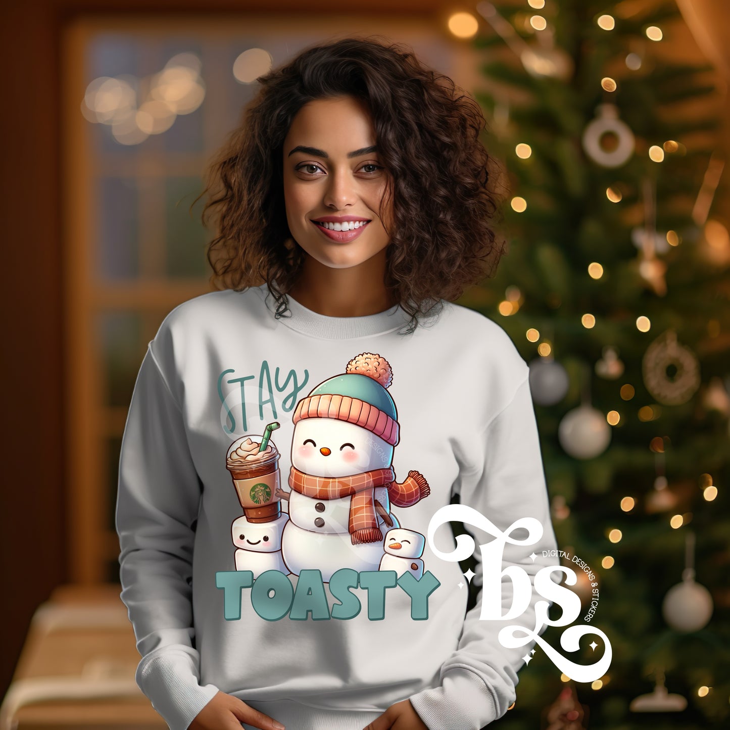 Stay Toasty -Marshmallow snowmen