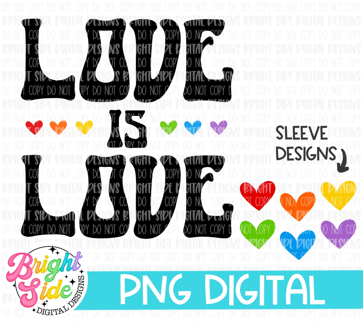 Love is love -with sleeve design