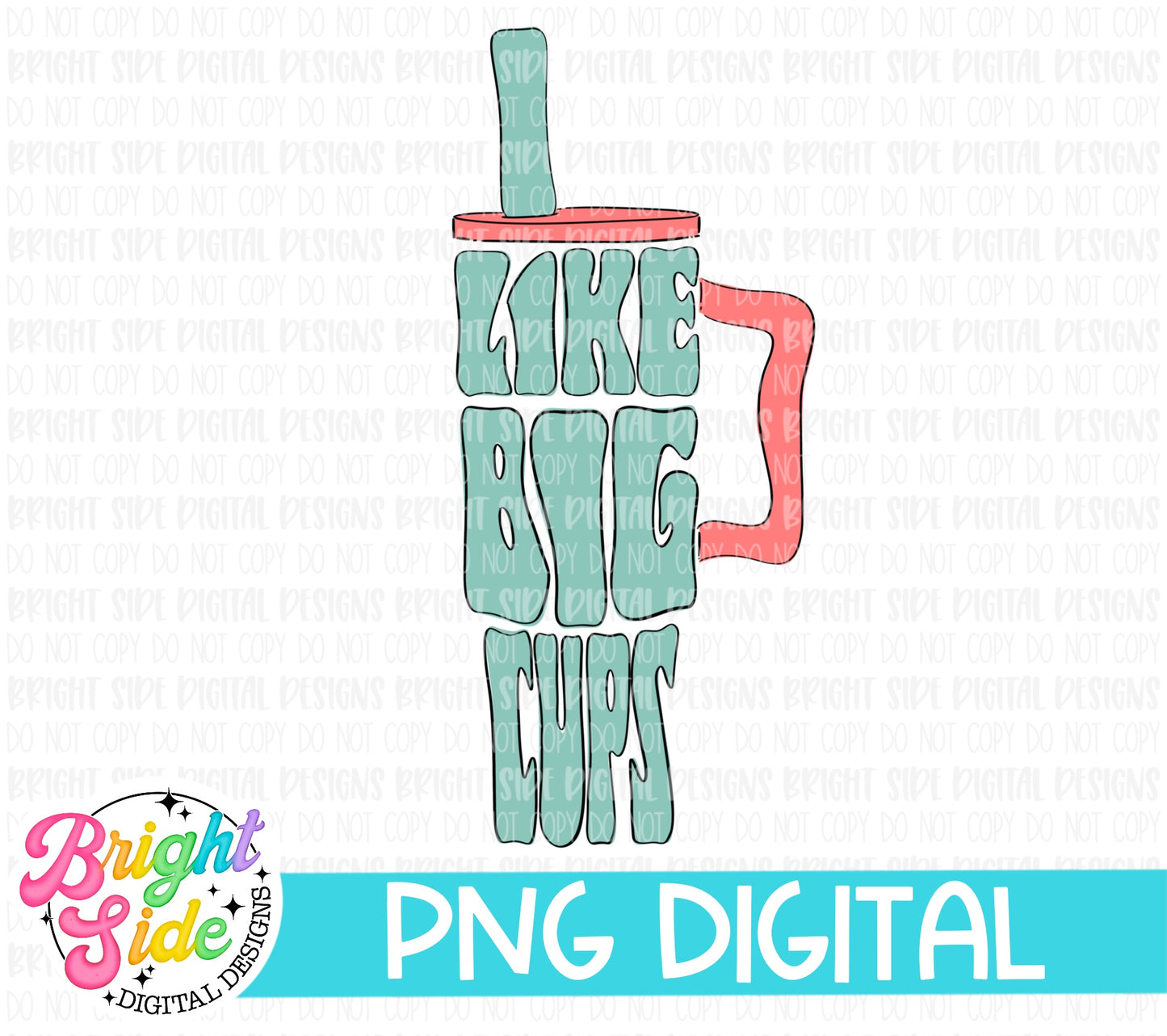 I Like Big Cups -Tumbler design boho