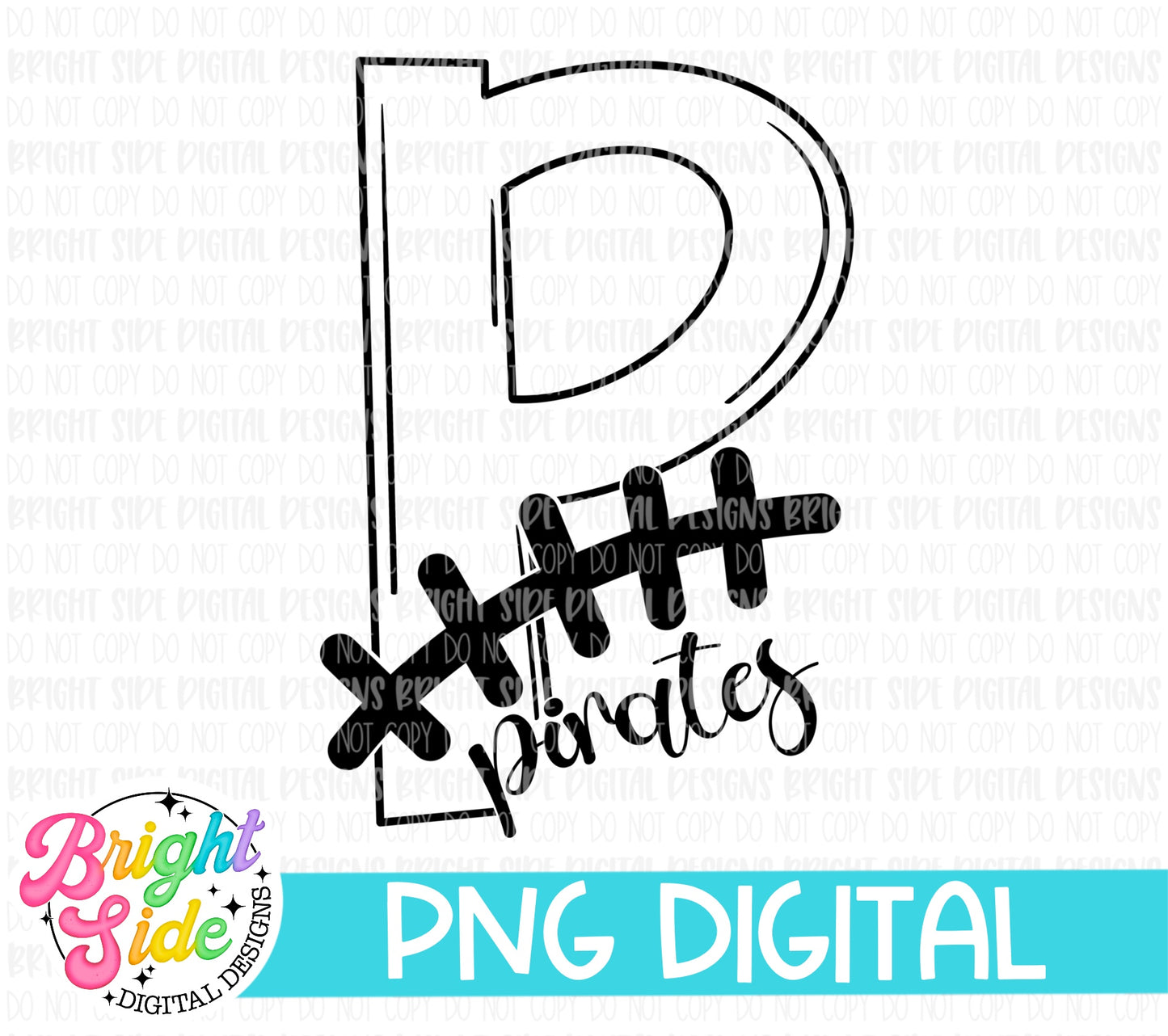 Pirates Football Mascot Design