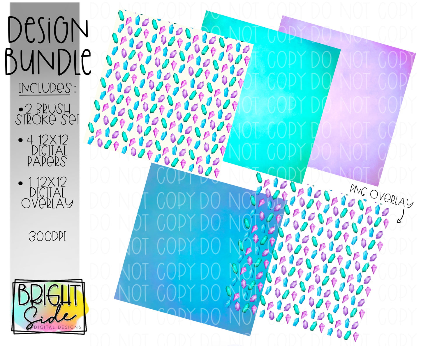 Crystals design element bundle