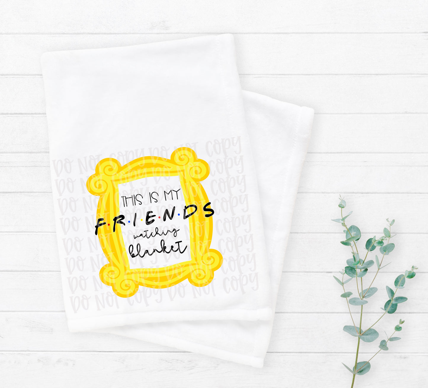 Friend watching blanket