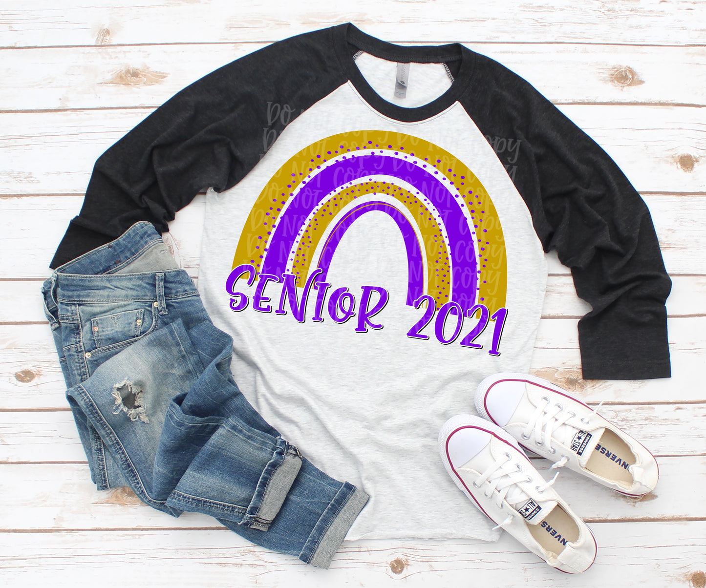Senior 2021 rainbow Purple/Gold