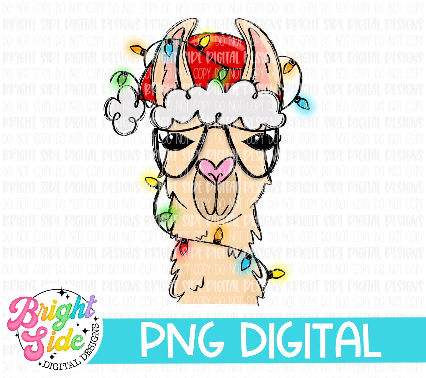 Christmas llama