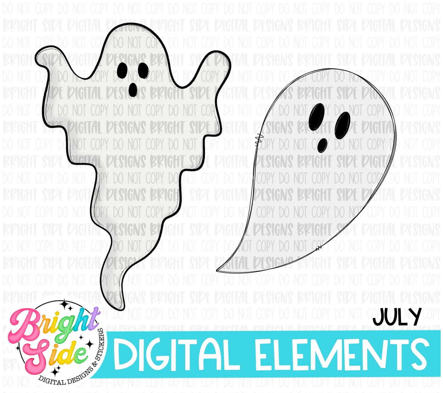 Halloween Digital Elements Bundle