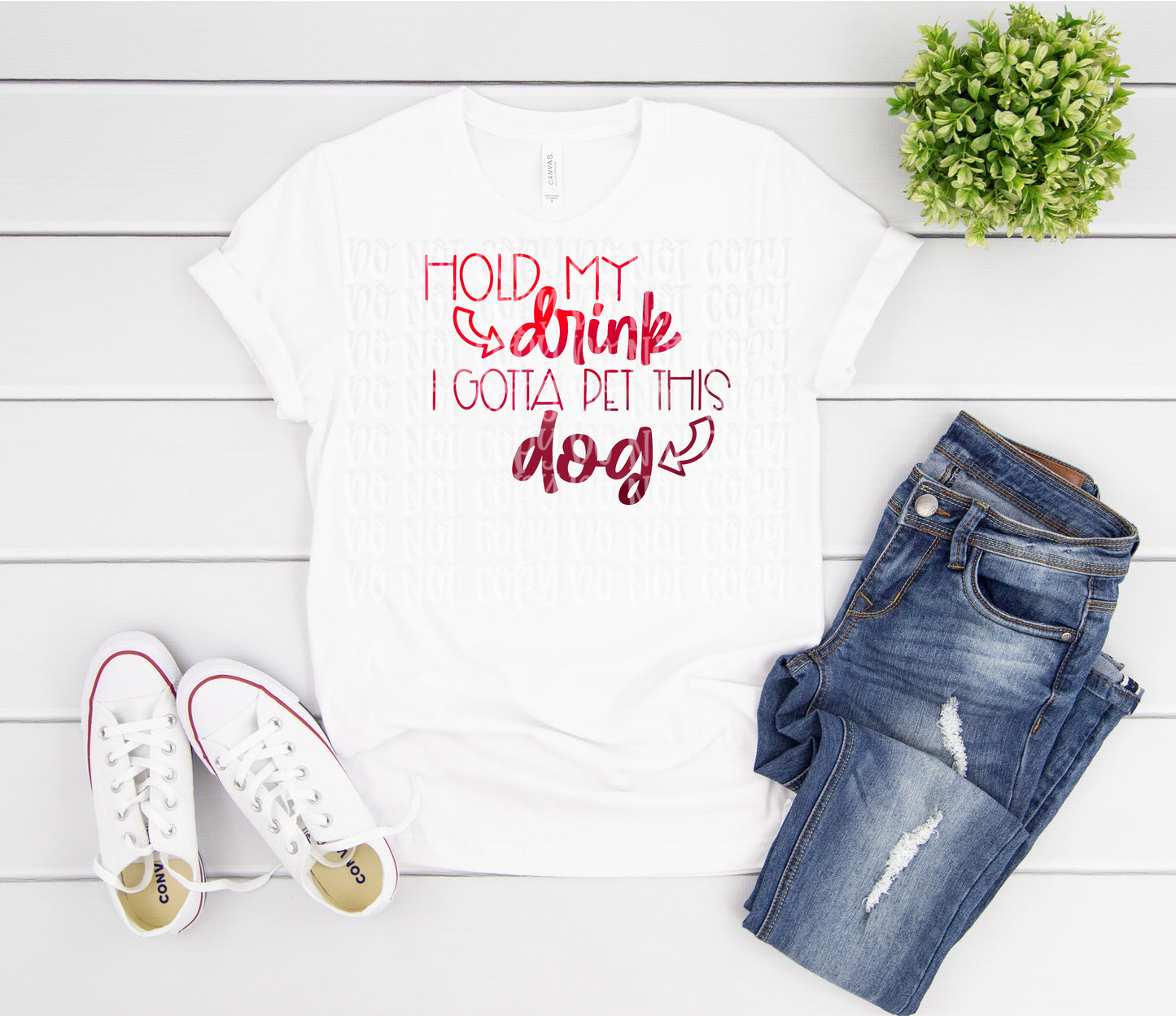 Hold my drink I gotta pet this dog