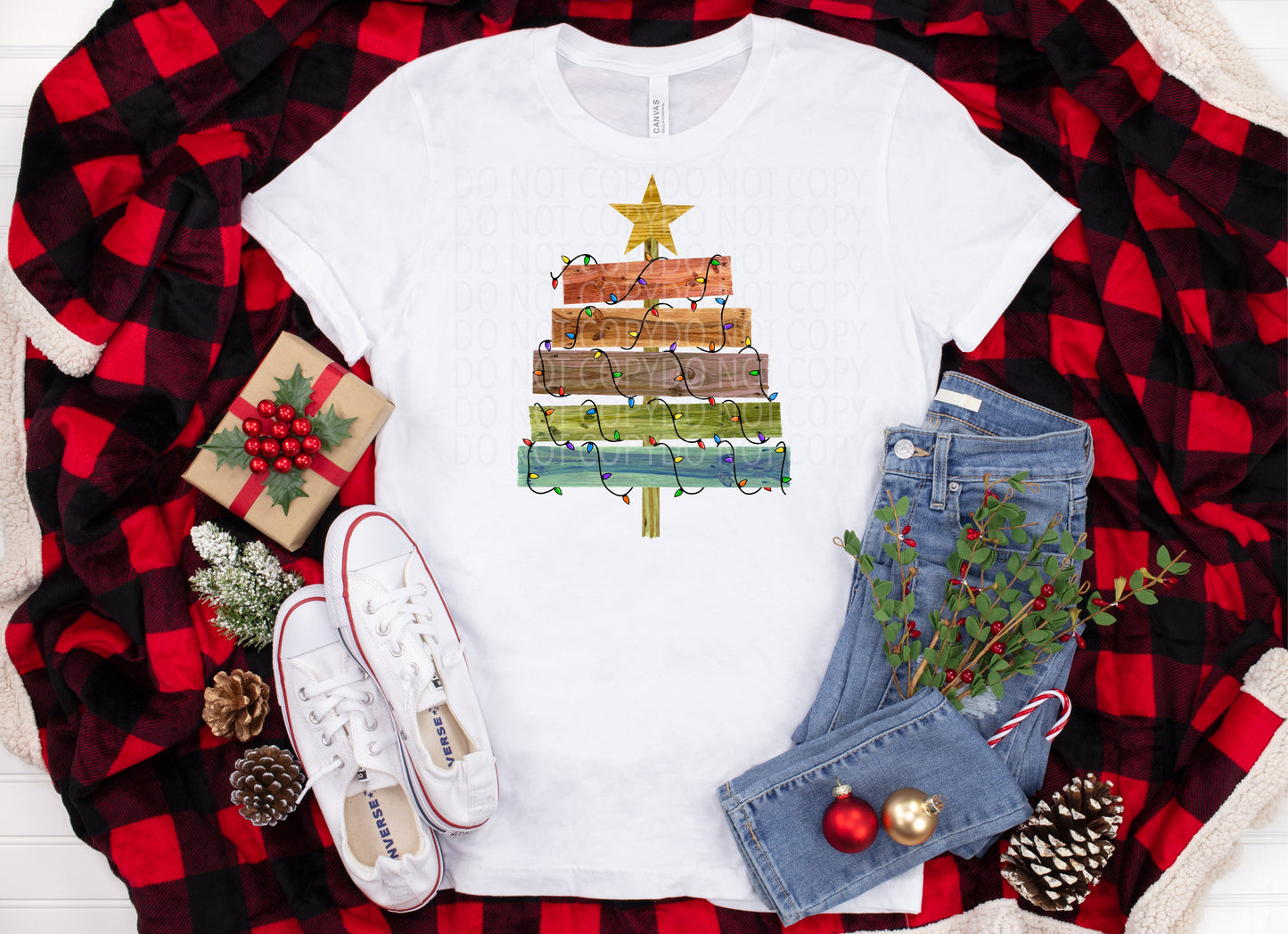 Wood pallet Christmas tree