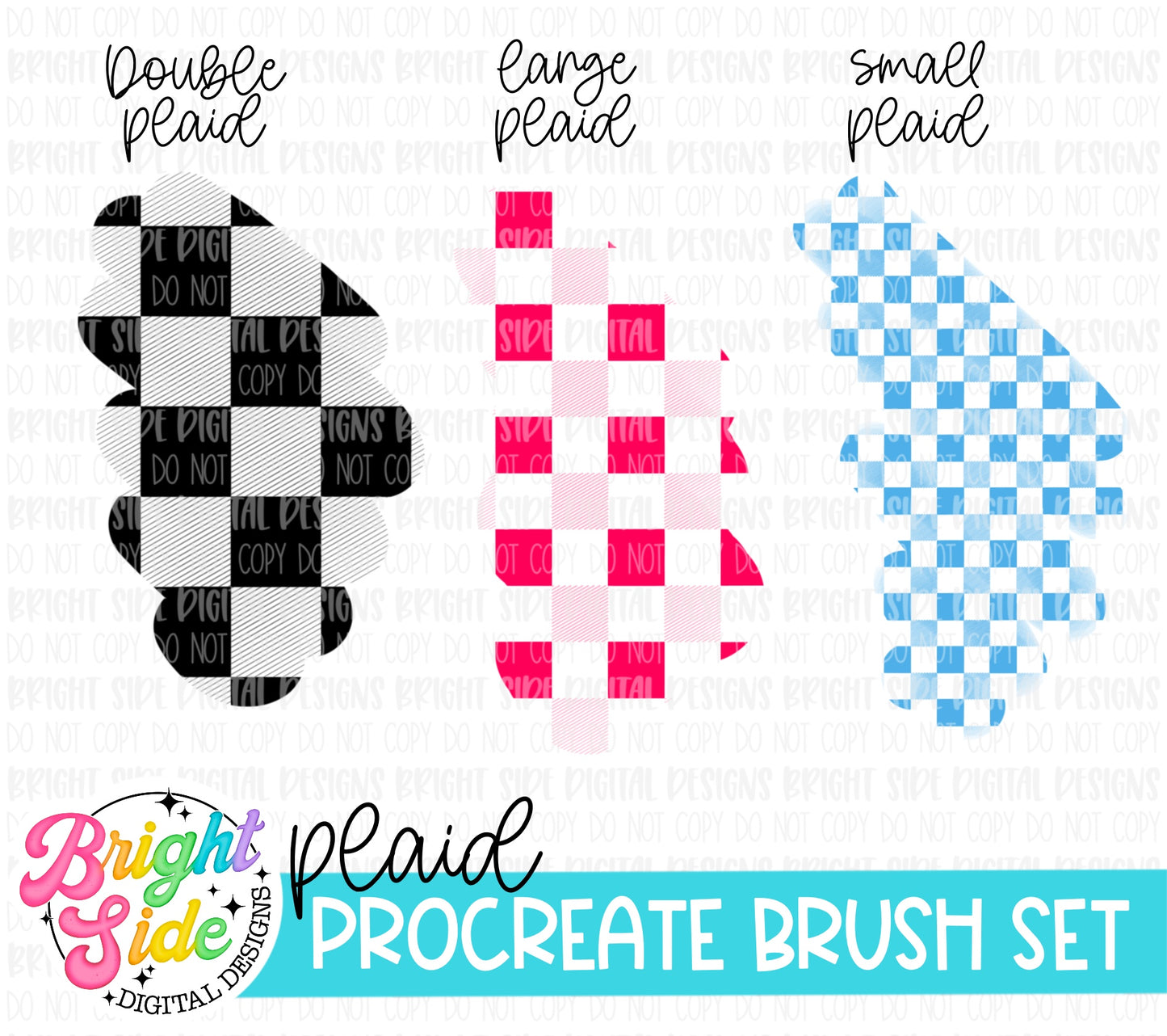 Plaid Procreate Brush Set