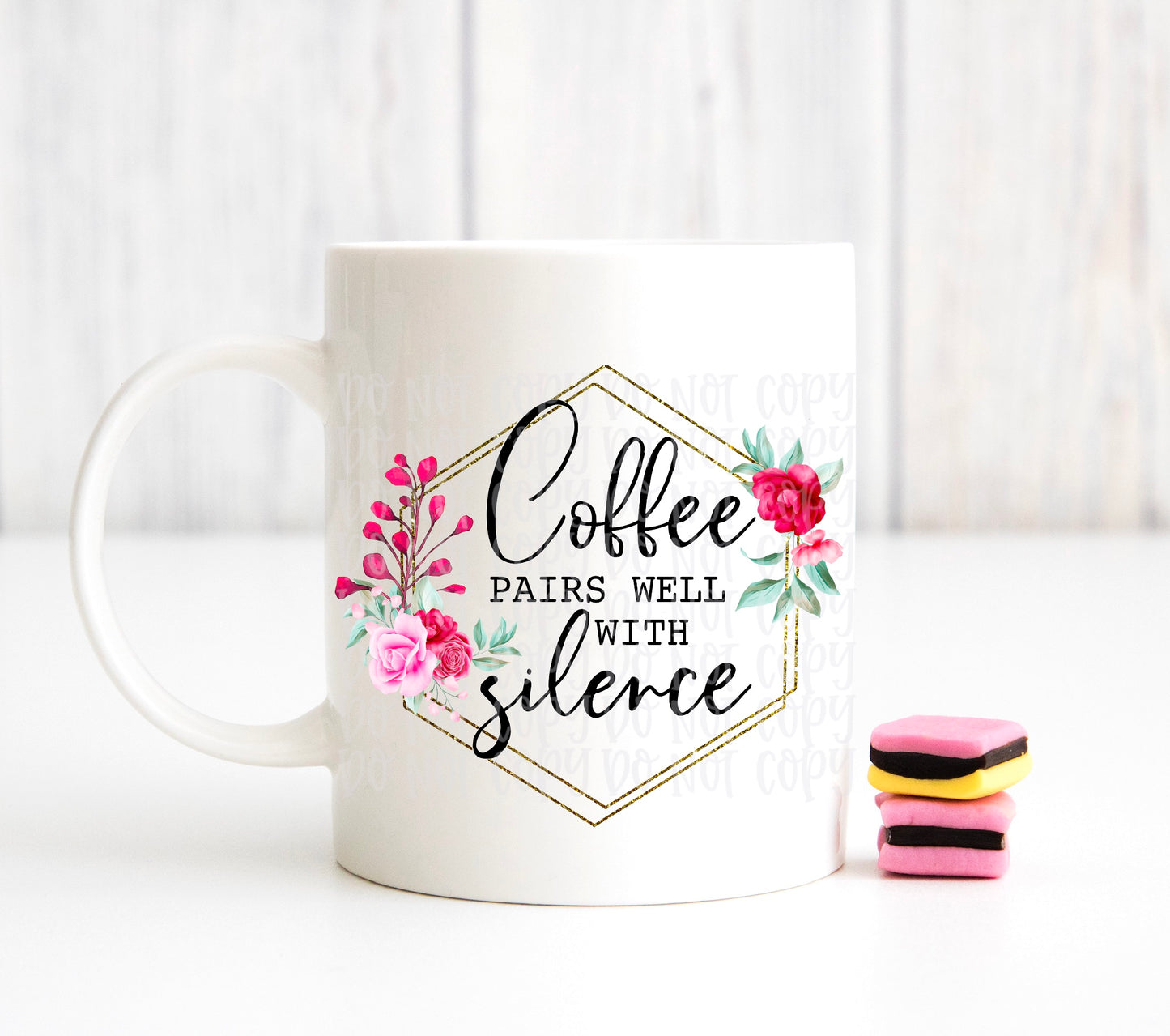 Coffee pairs well with silence