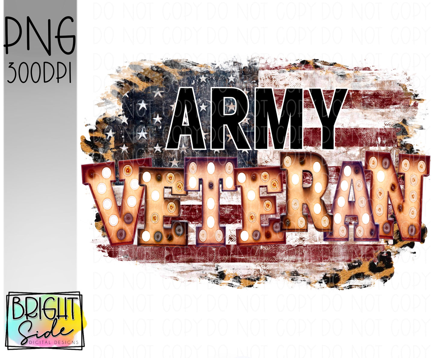 Army Veteran marquee -leopard