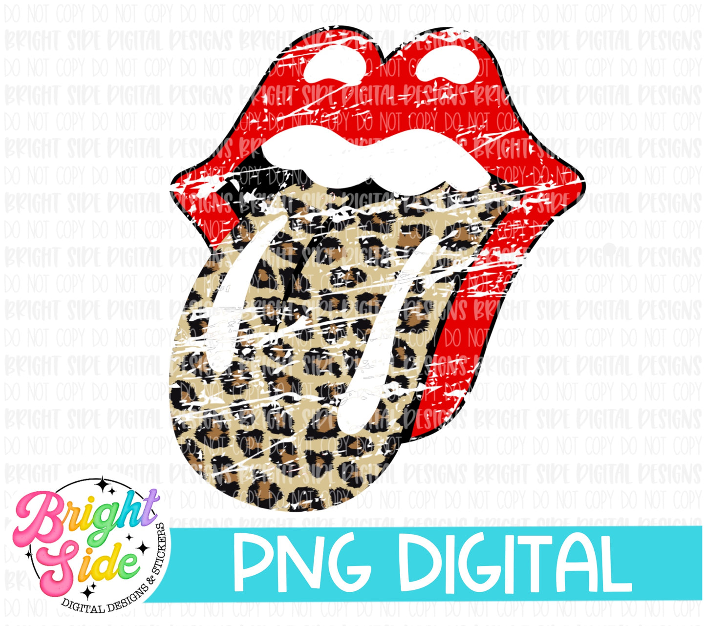 Leopard tongue rock mouth