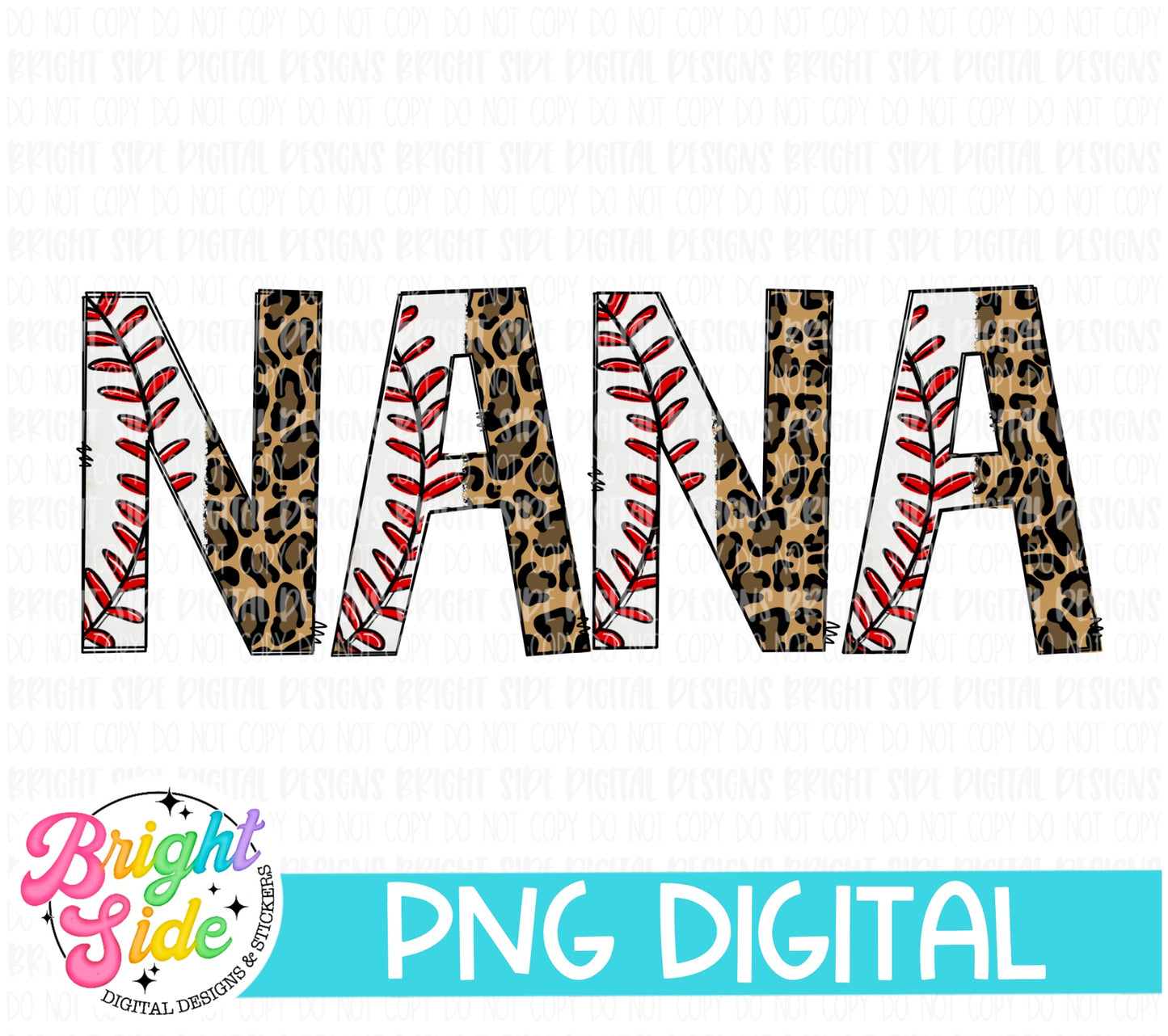 Nana baseball/leopard