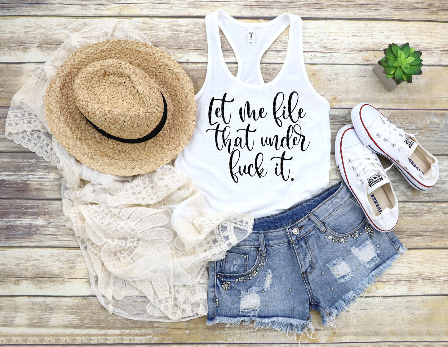 Let me file that under f*ck it