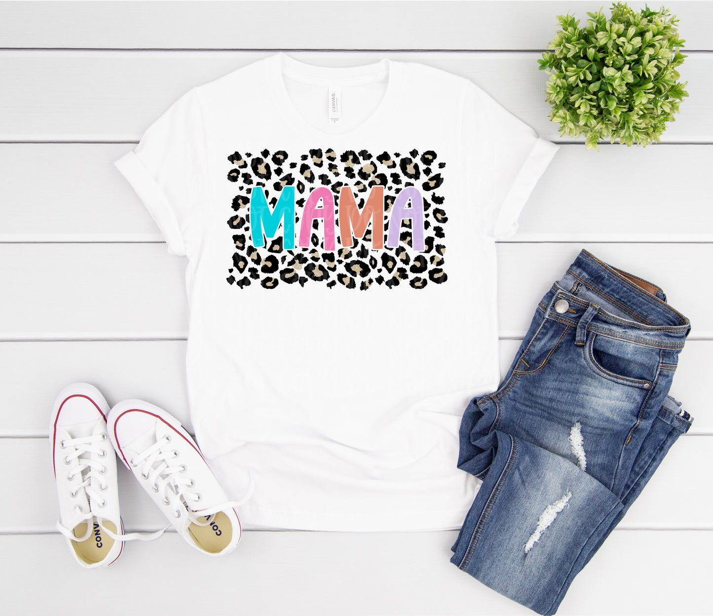 MAMA -pastel leopard