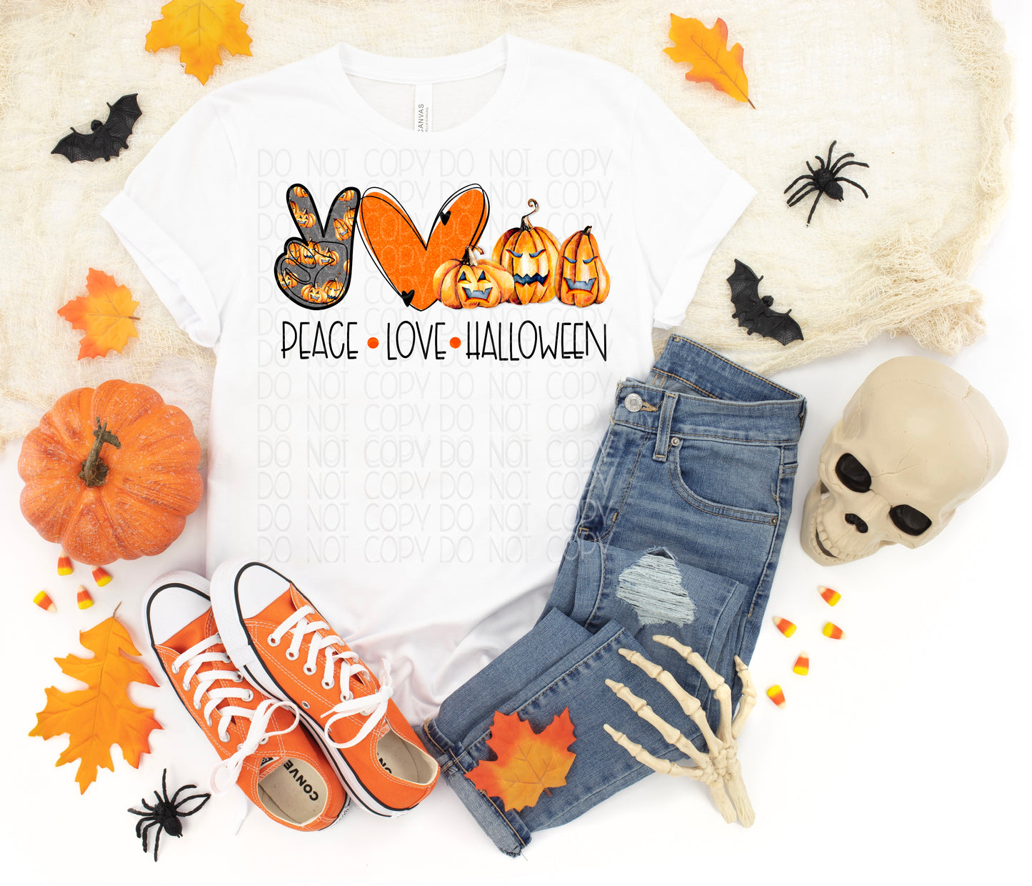 Peace Love Halloween