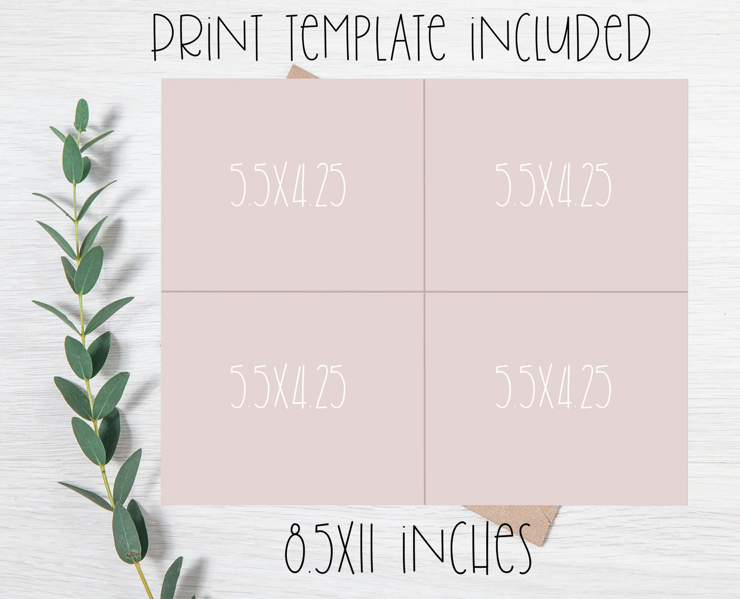 Christmas plaid Thank You Card