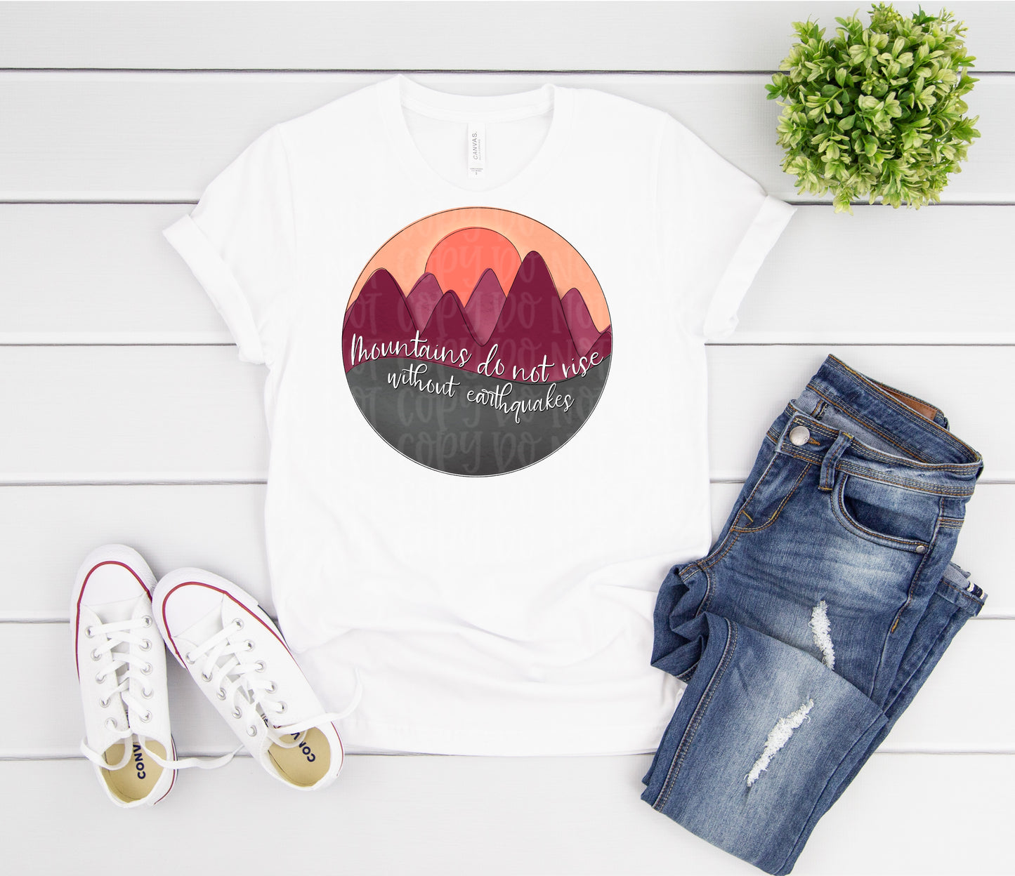 Mountains do not rise without earthquakes