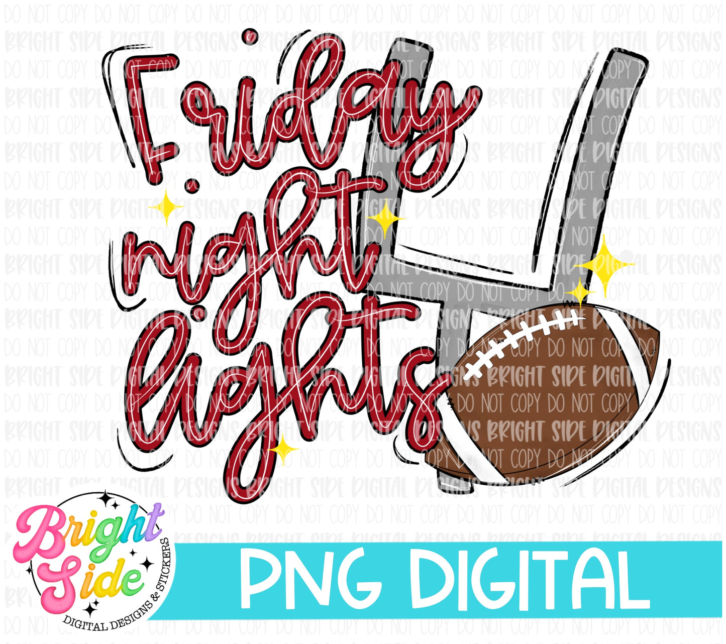 Friday Night Lights - maroon