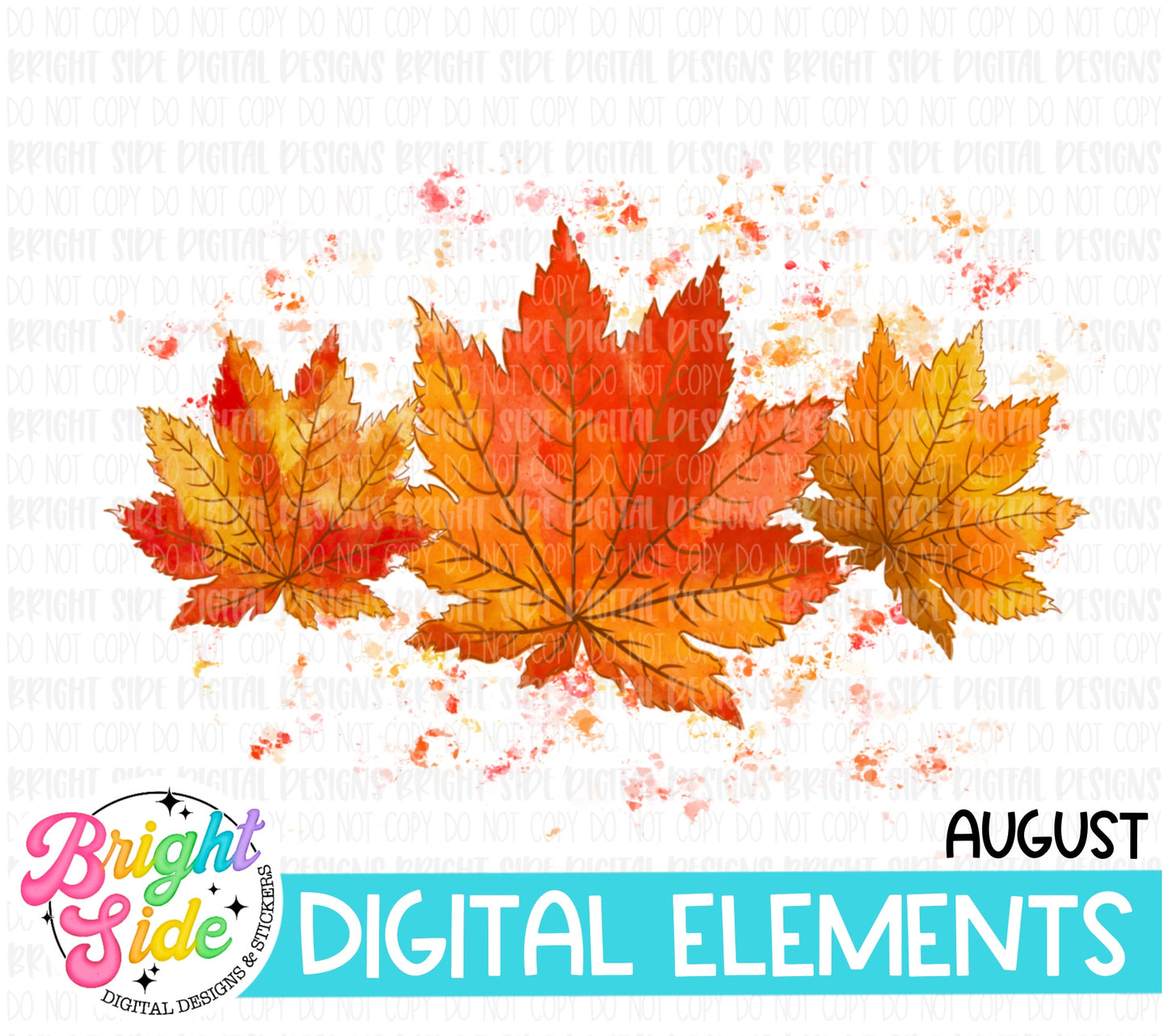 Fall Thanksgiving Digital Elements Bundle