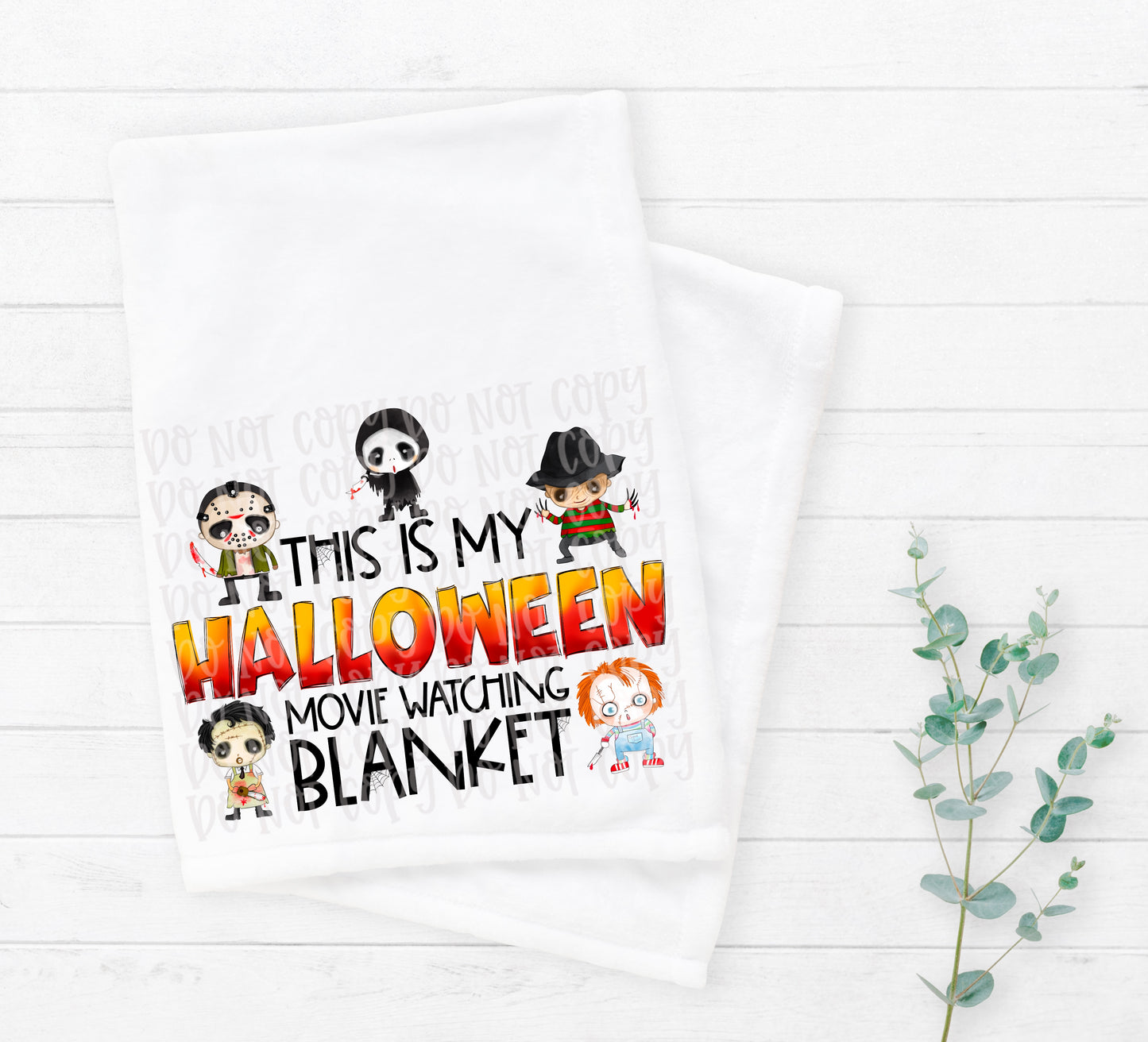 This is my Halloween movie watching Blanket