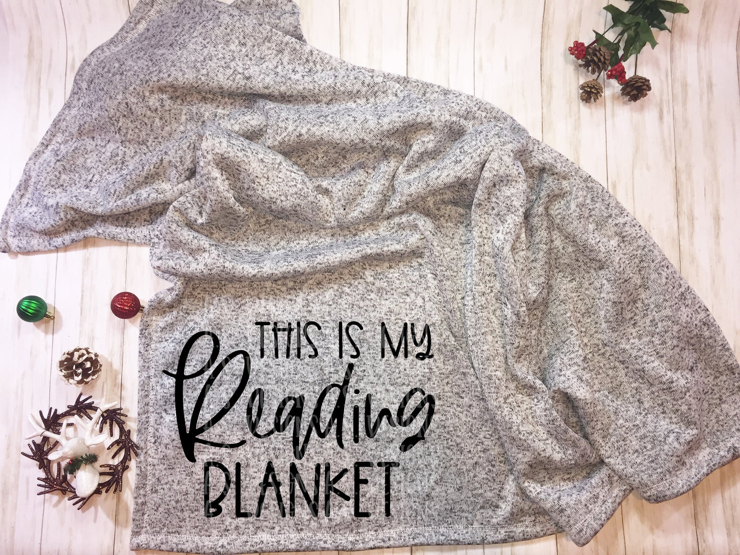 This is my reading blanket