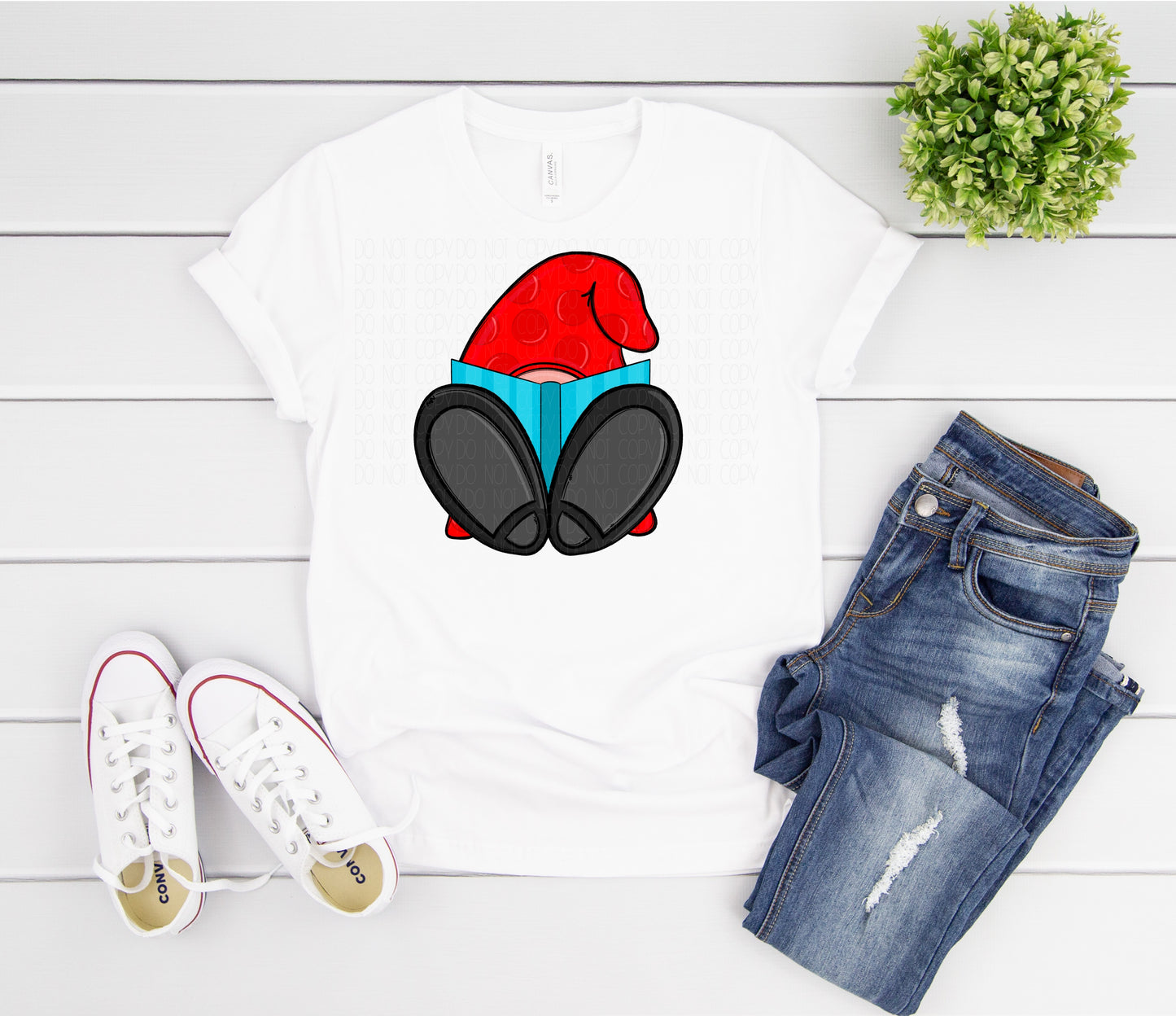 Reading gnome -Seuss inspired