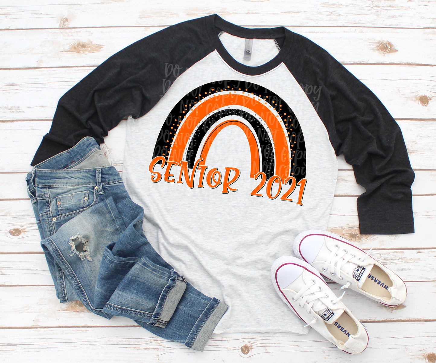 Senior 2021 rainbow Orange/Black