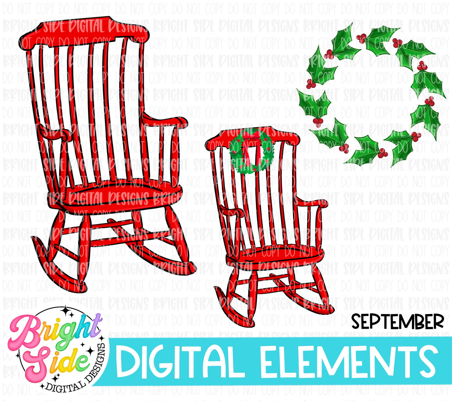 Christmas Digital Elements Bundle
