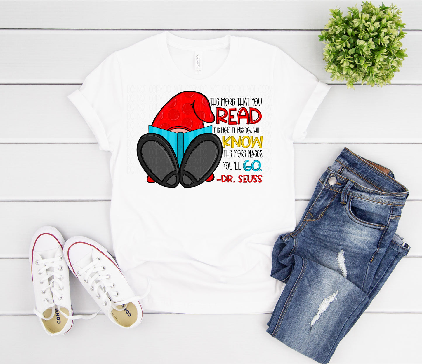 Reading gnome -Seuss quote
