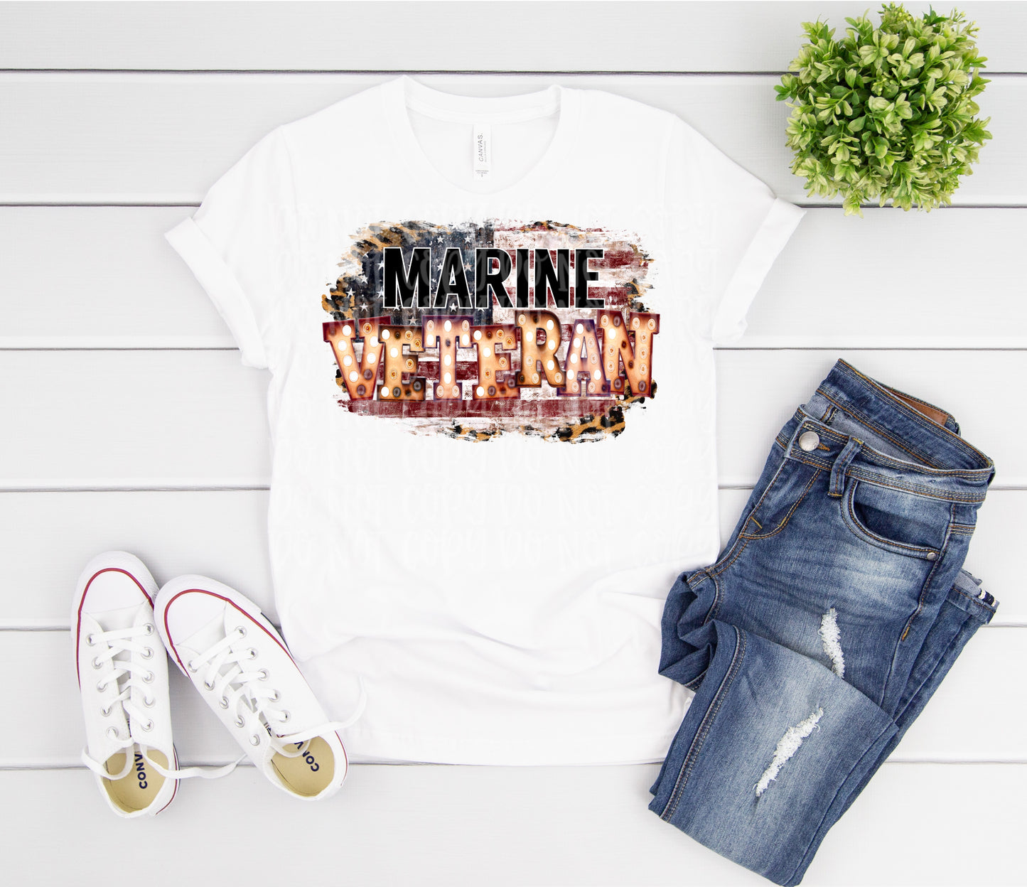 Marine Veteran marquee -leopard
