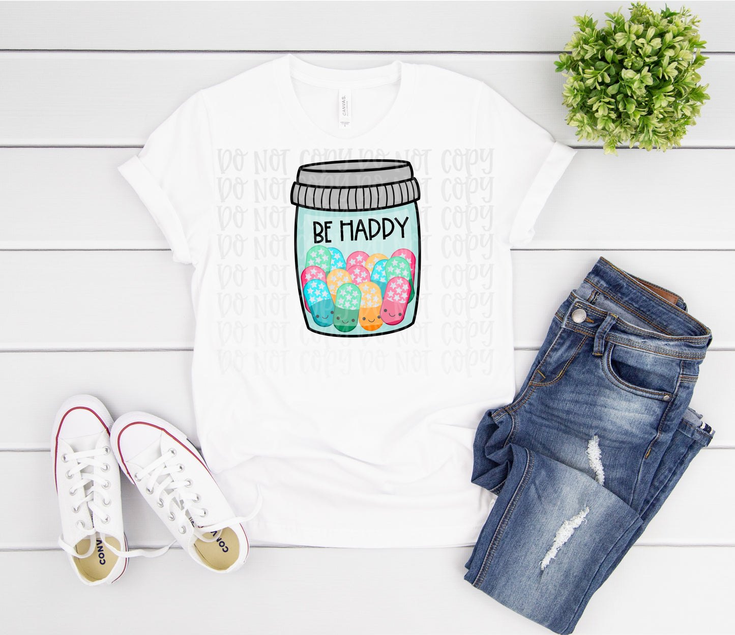 Glitter Pills- Be Happy