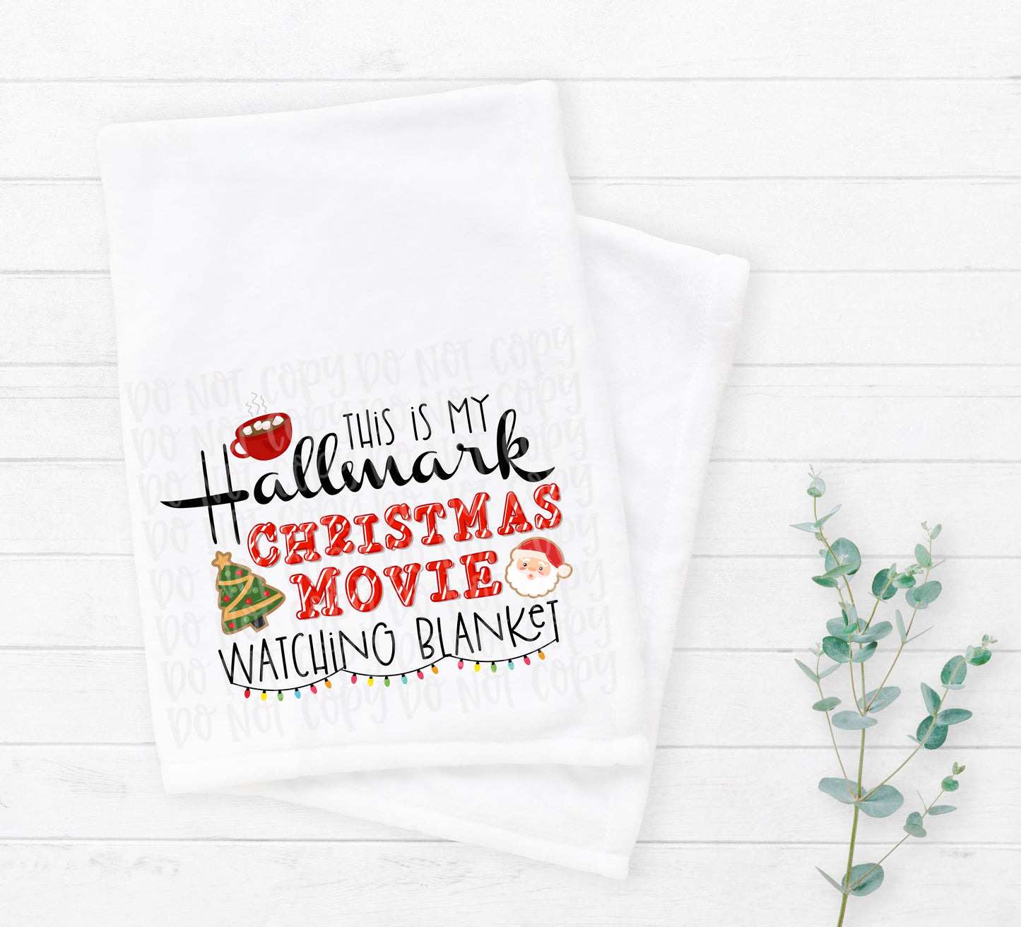 Christmas movie blanket