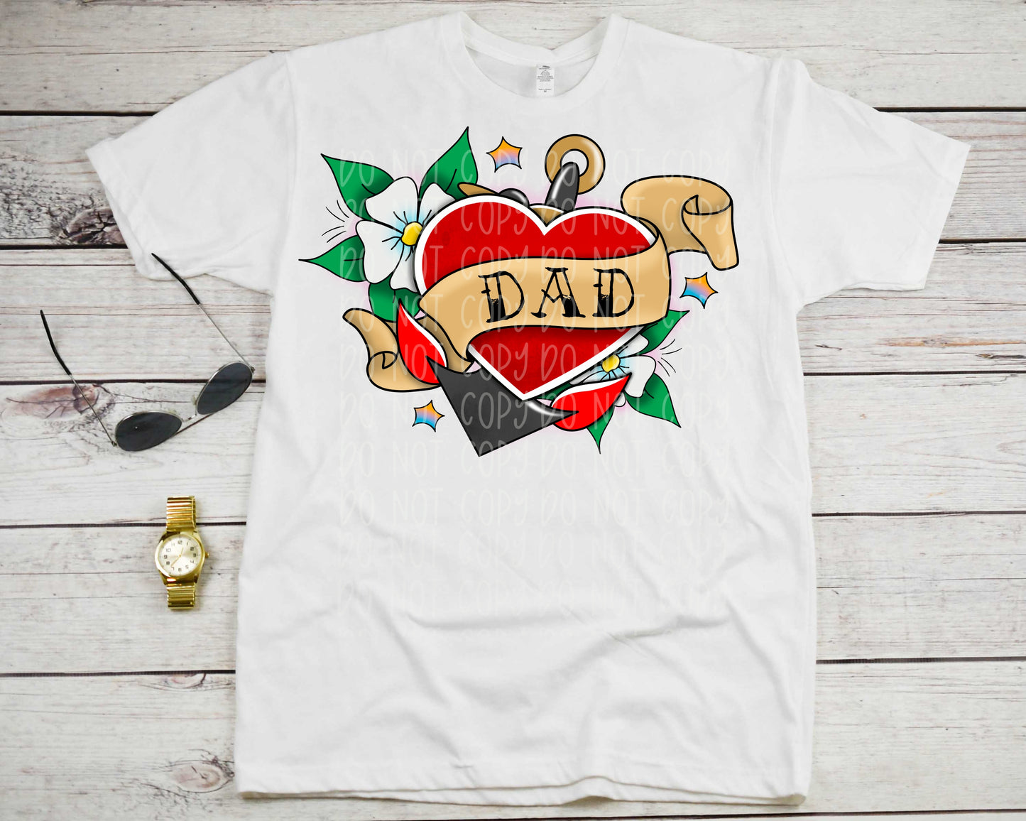 Dad vintage tattoo