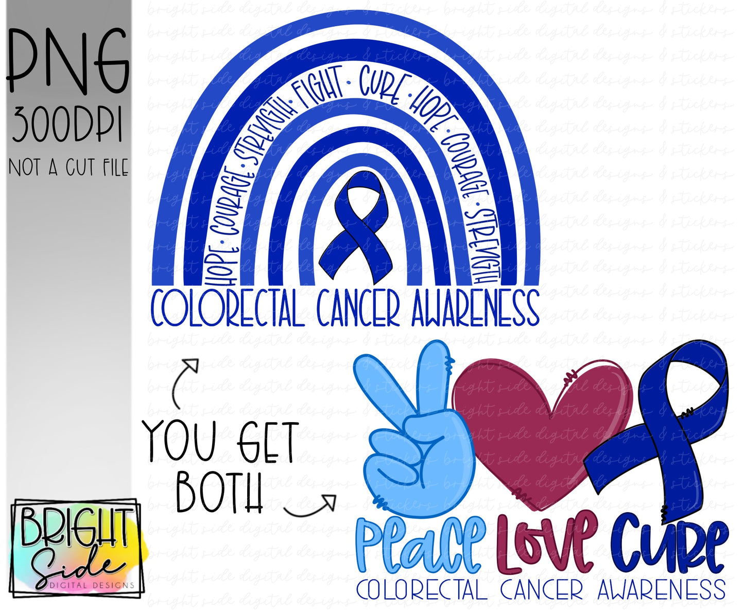 Colorectal Cancer Awareness Rainbow
