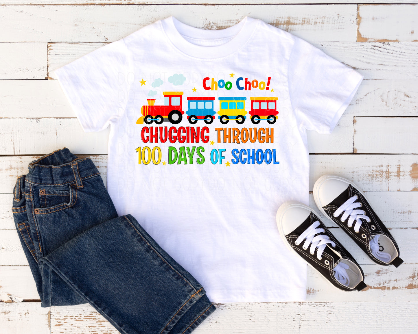 Chugging through 100 days of school