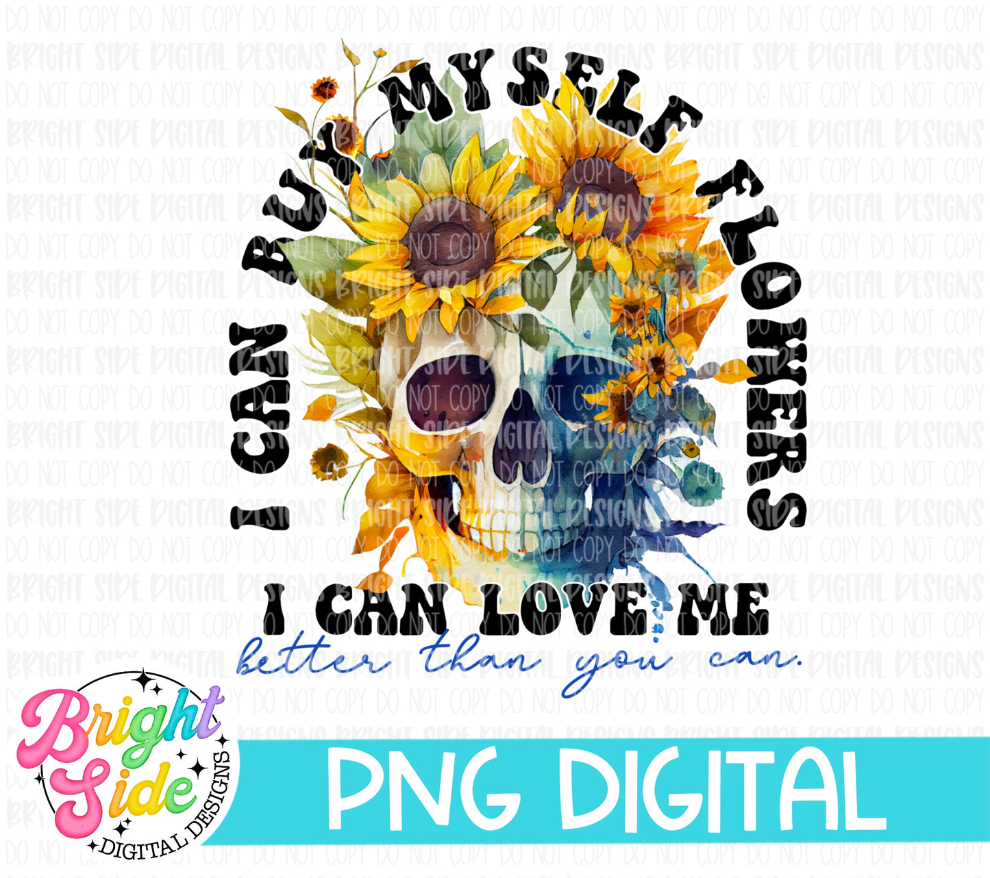 Flowers -Skull version