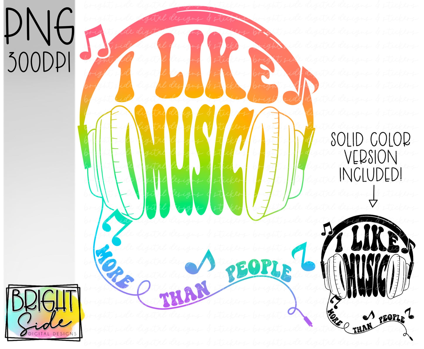 I like music more than people