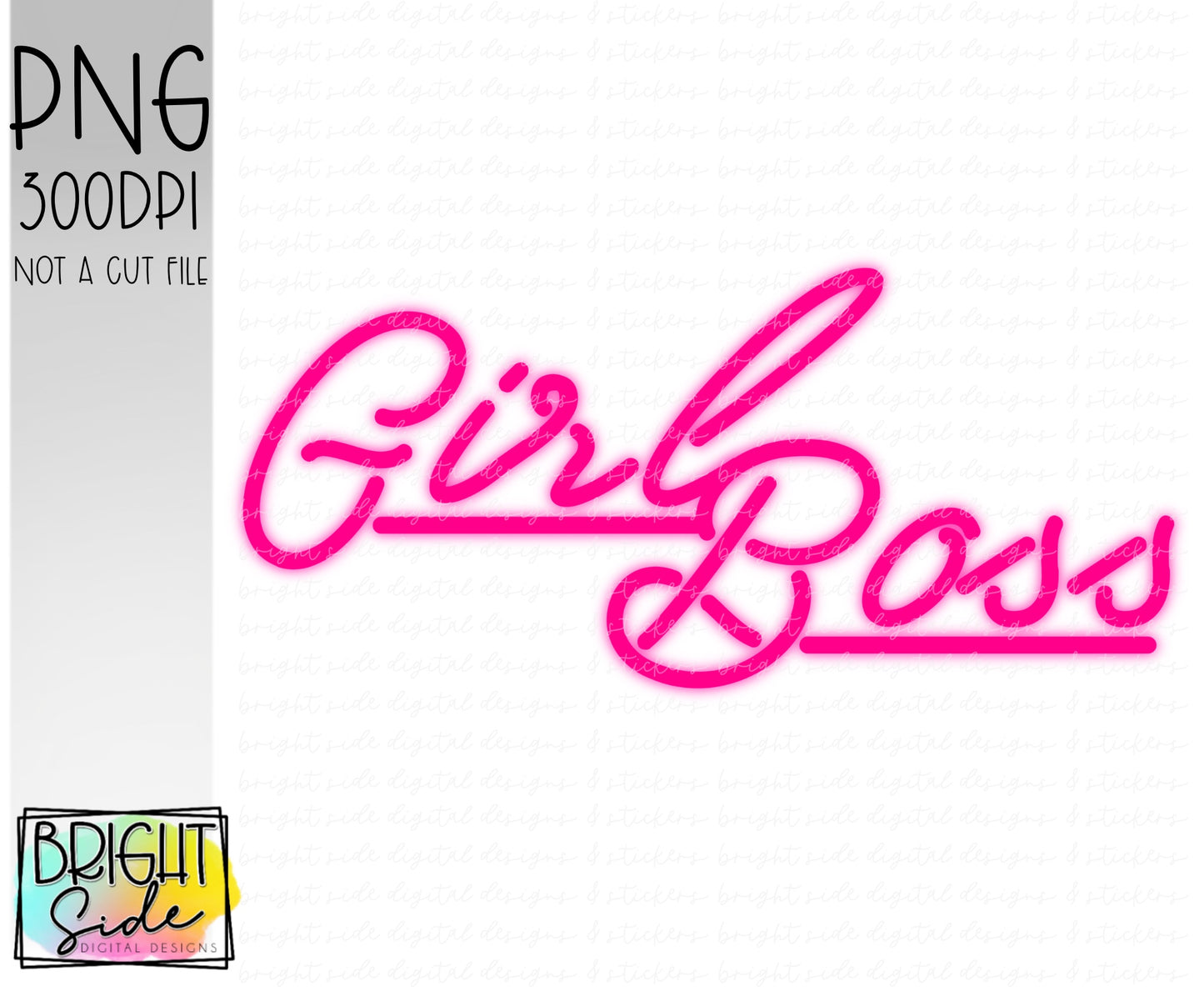 Neon Girl Boss