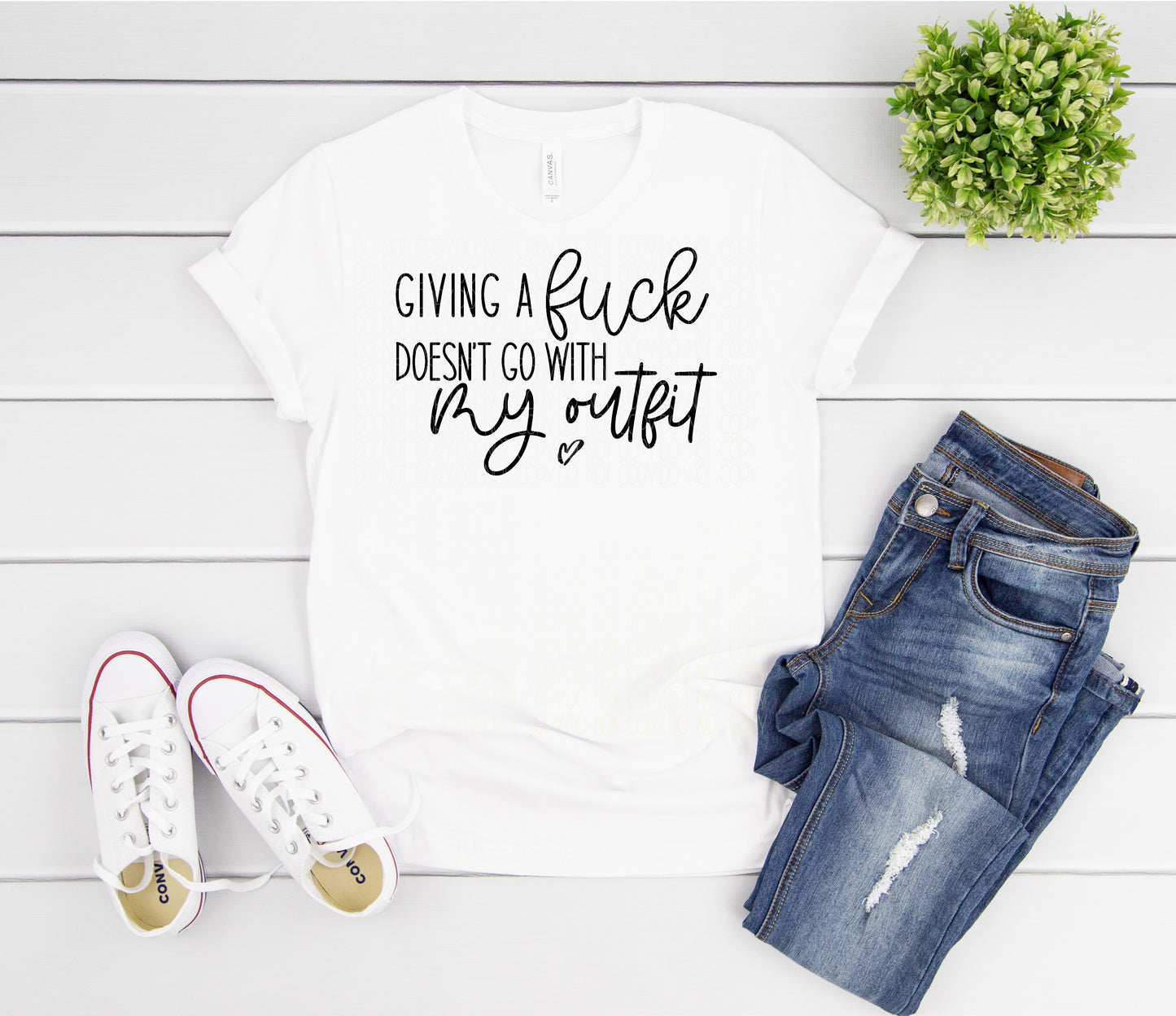 Giving a crap doesn’t go with my outfit