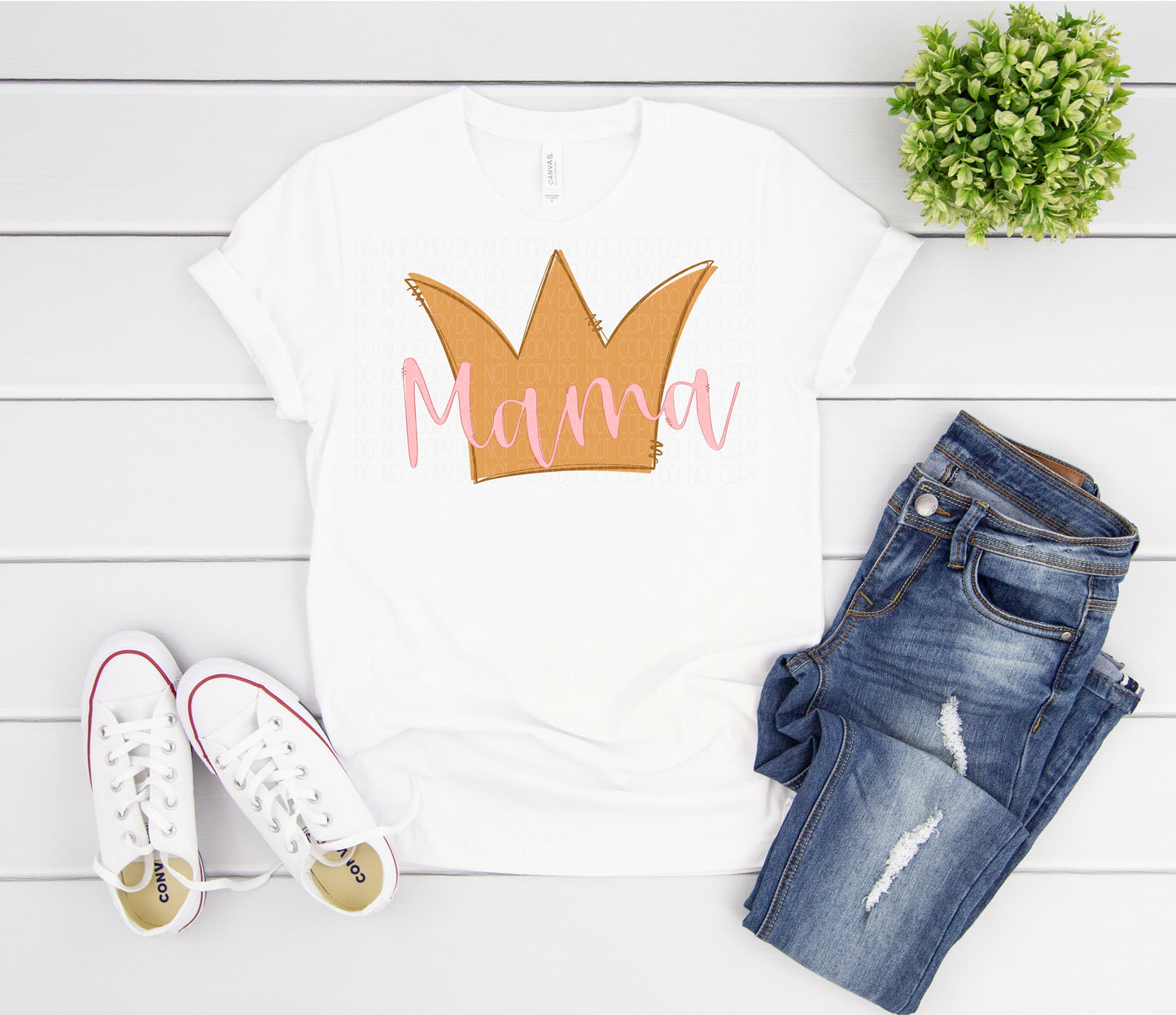 Mama with crown