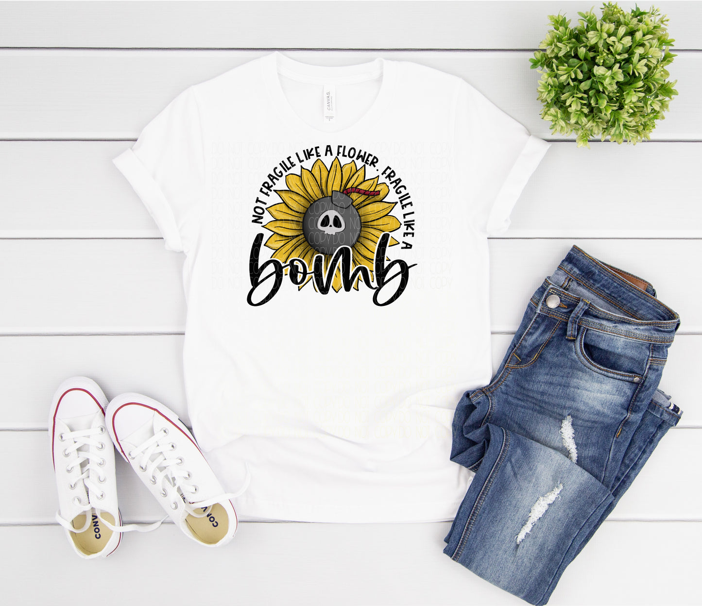 Not fragile like a flower. Fragile like a bomb