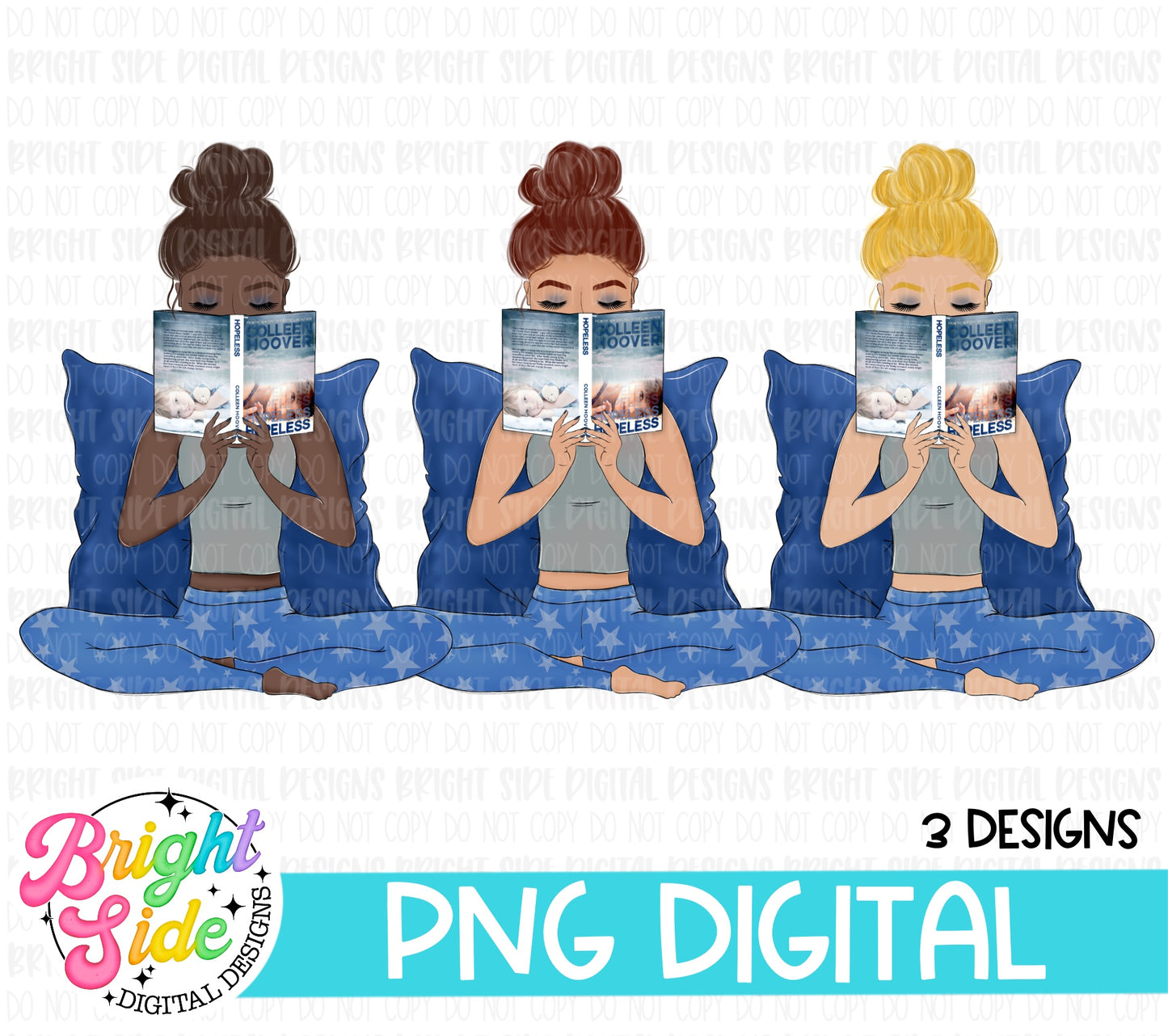 Reading Girls -Hopeless (3 designs)