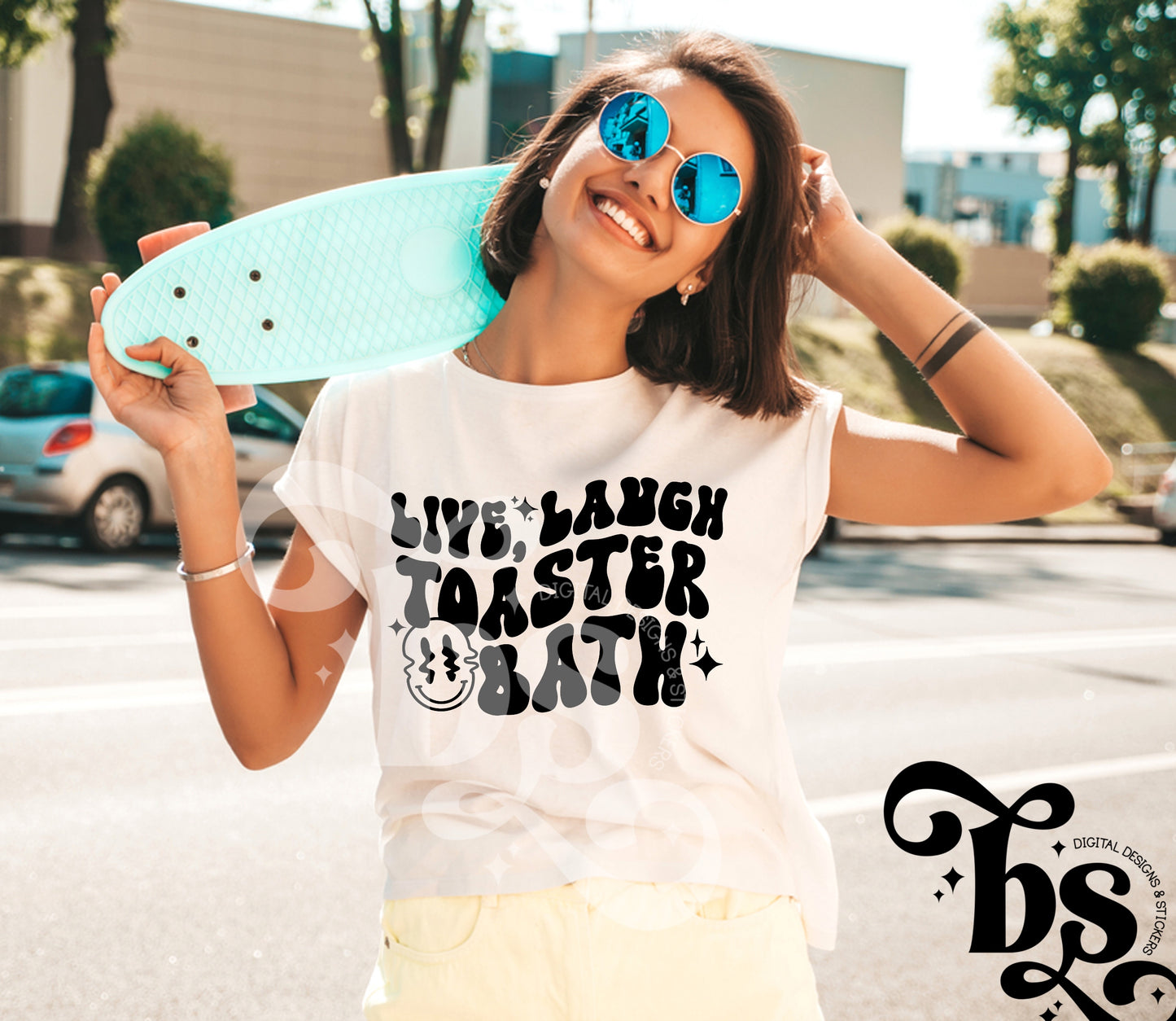 Live, Laugh, Toaster Bath