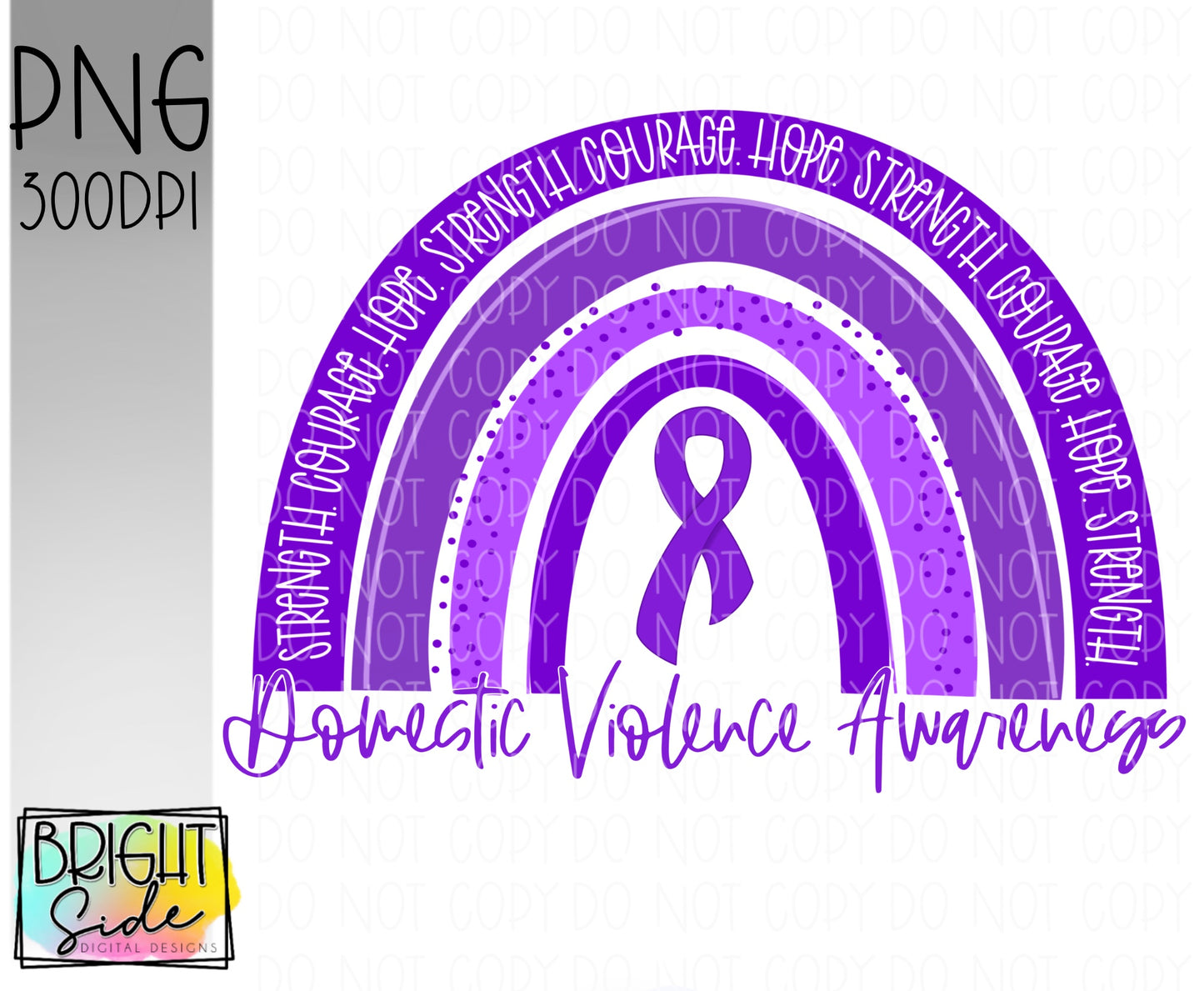 Domestic Violence Awareness Rainbow