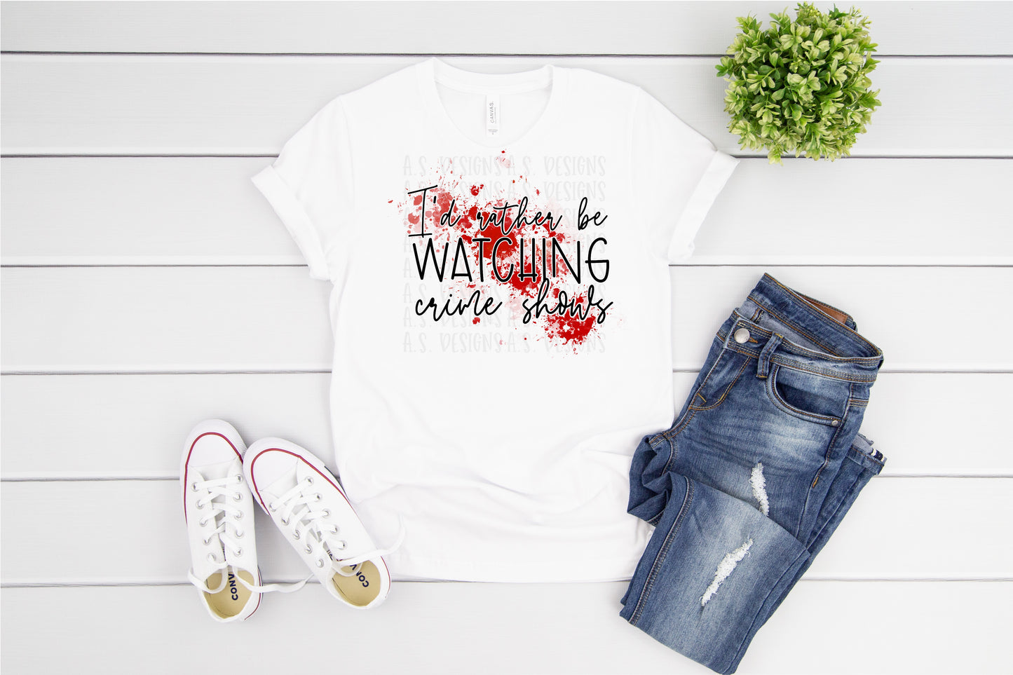 I’d rather be watching crime shows