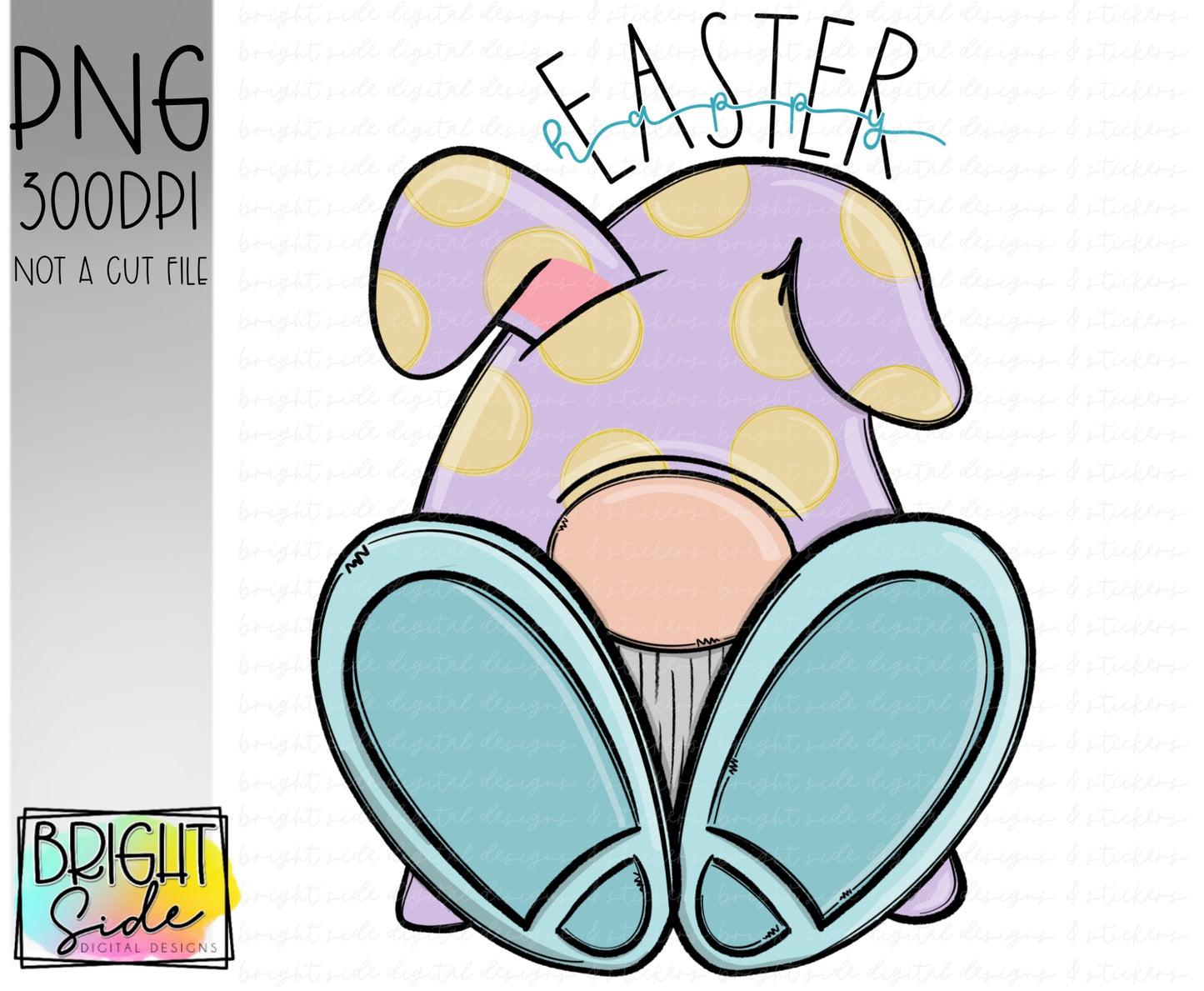 Happy Easter bunny gnome