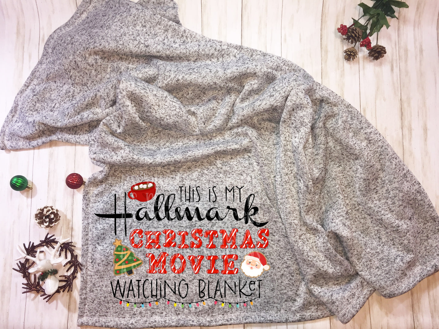 Christmas movie blanket