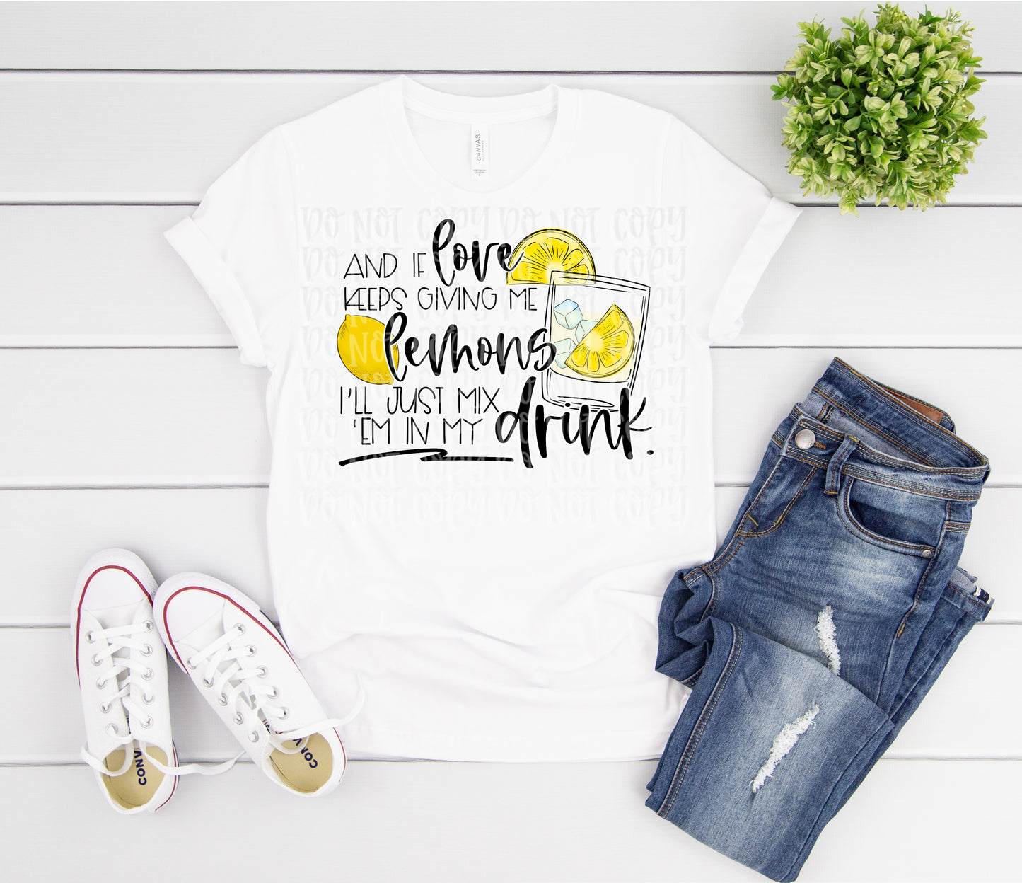 And if love keeps giving me Lemons