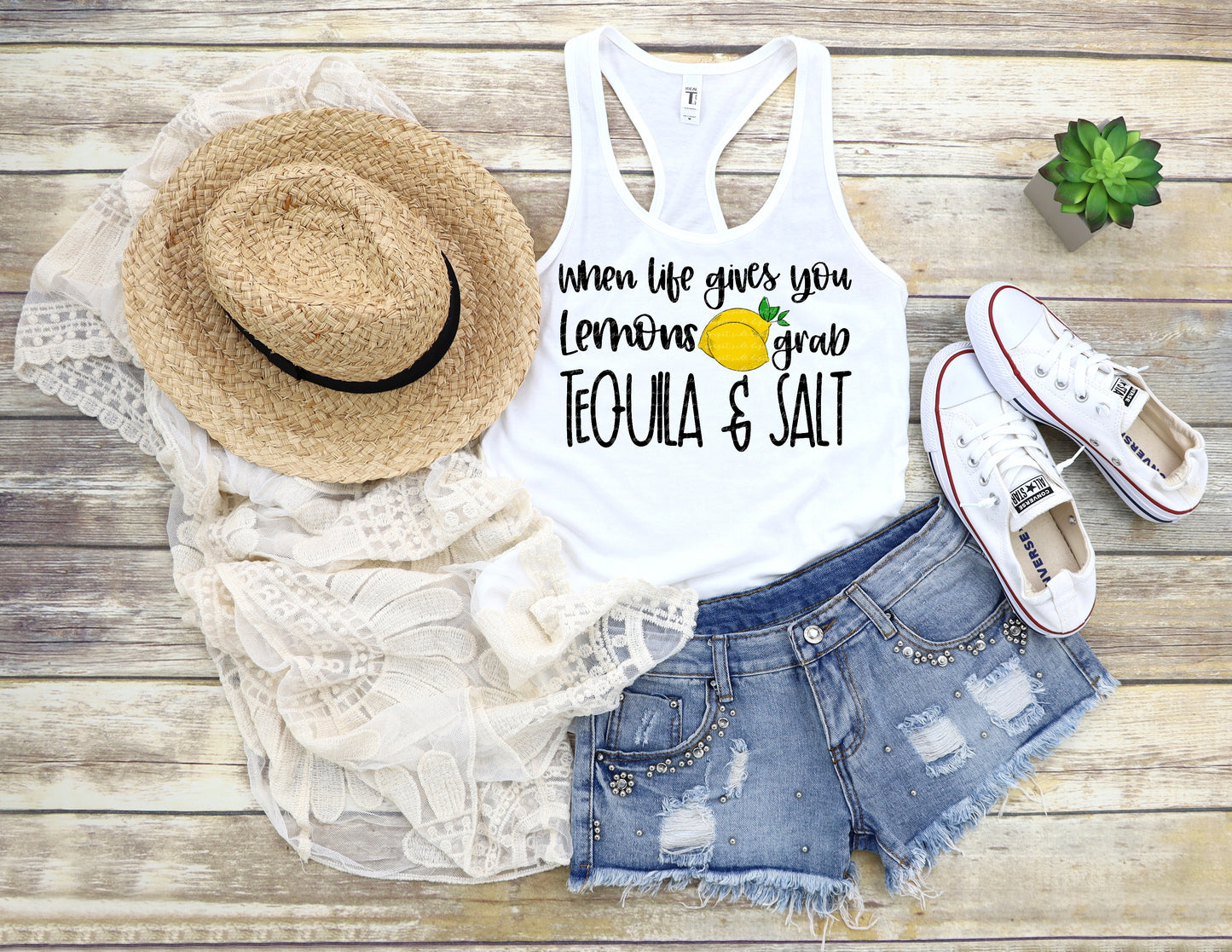 When life gives you lemons grab tequila and salt