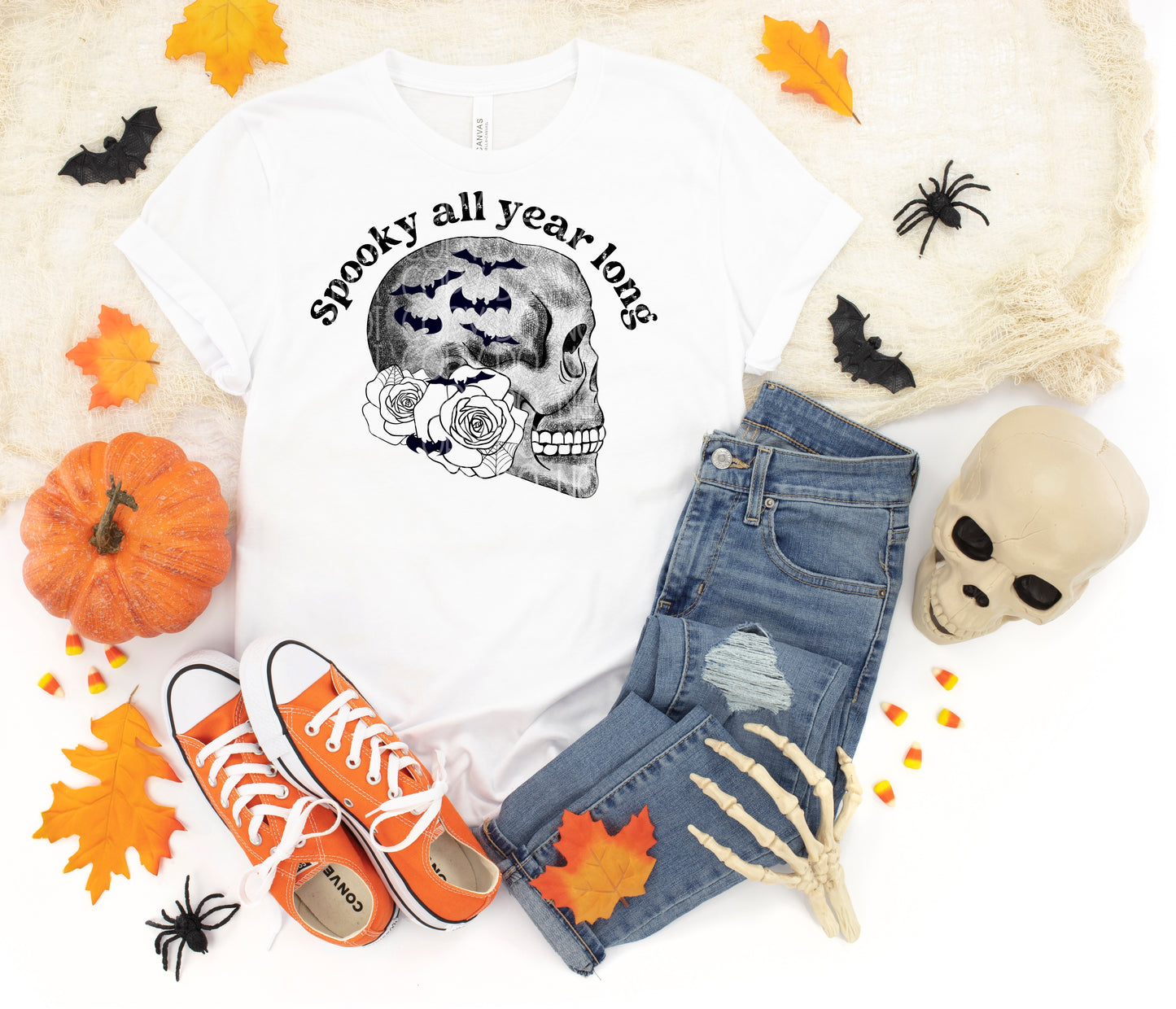 Spooky all year long skull